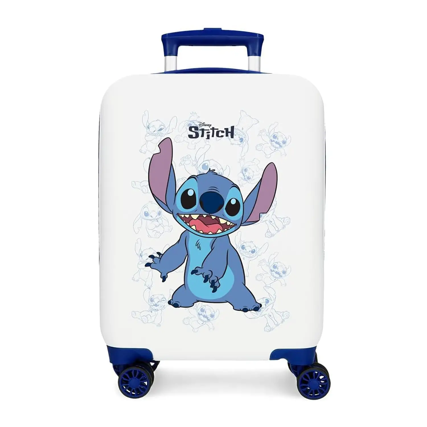 Happy Stitch Trolley Abs 50 Cm 4 Ruote Bianco - valige e borse da viaggio