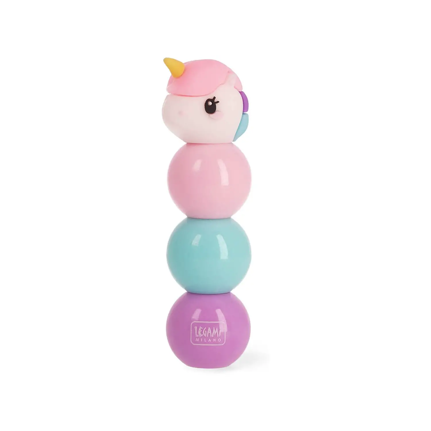 Legami - Evidenziatore 3 in 1, Colori Pastello, Rosa, Azzurro, Lilla - legami