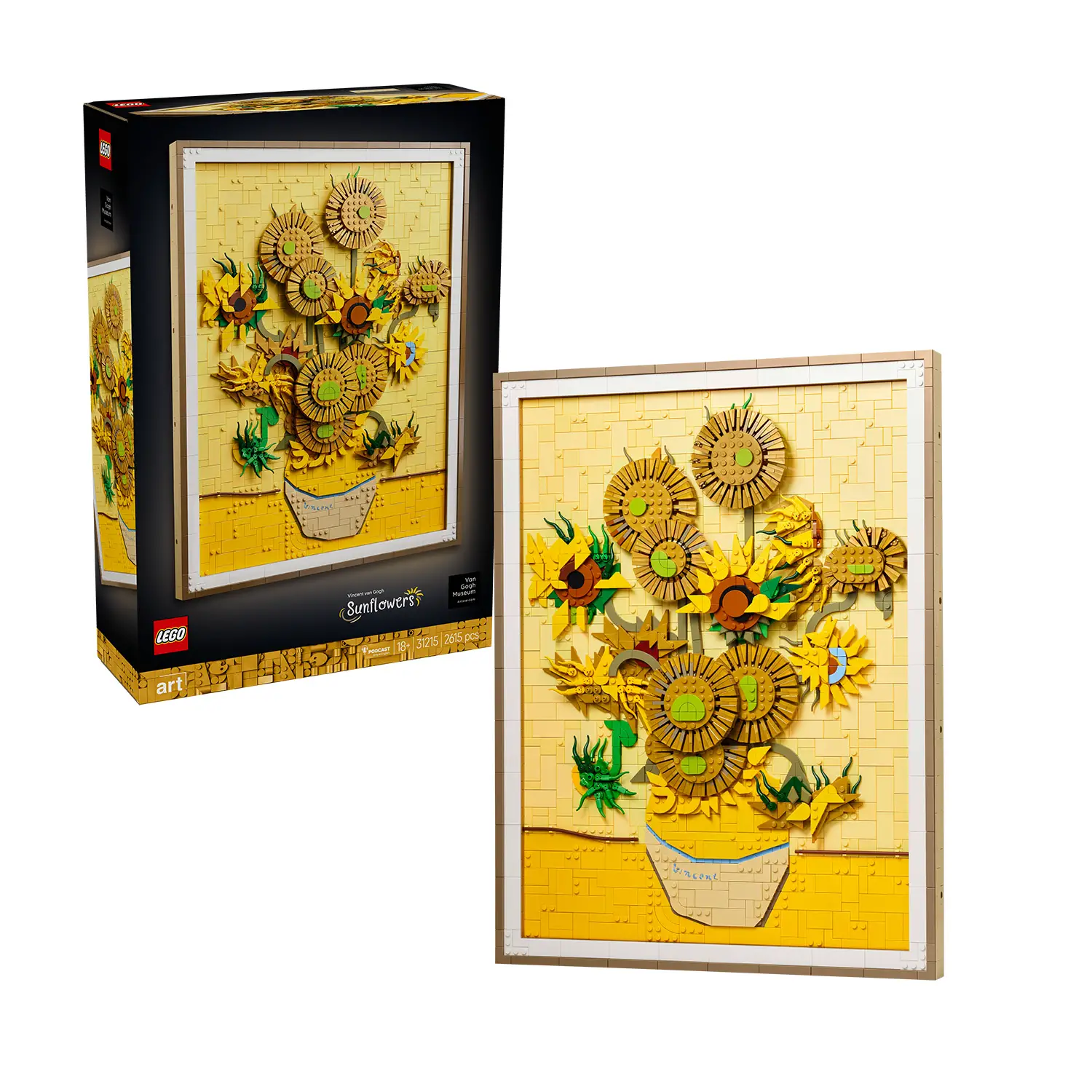 LEGO Art Vincent Van Gogh Girasoli 31215 – 2615 Pezzi - lego