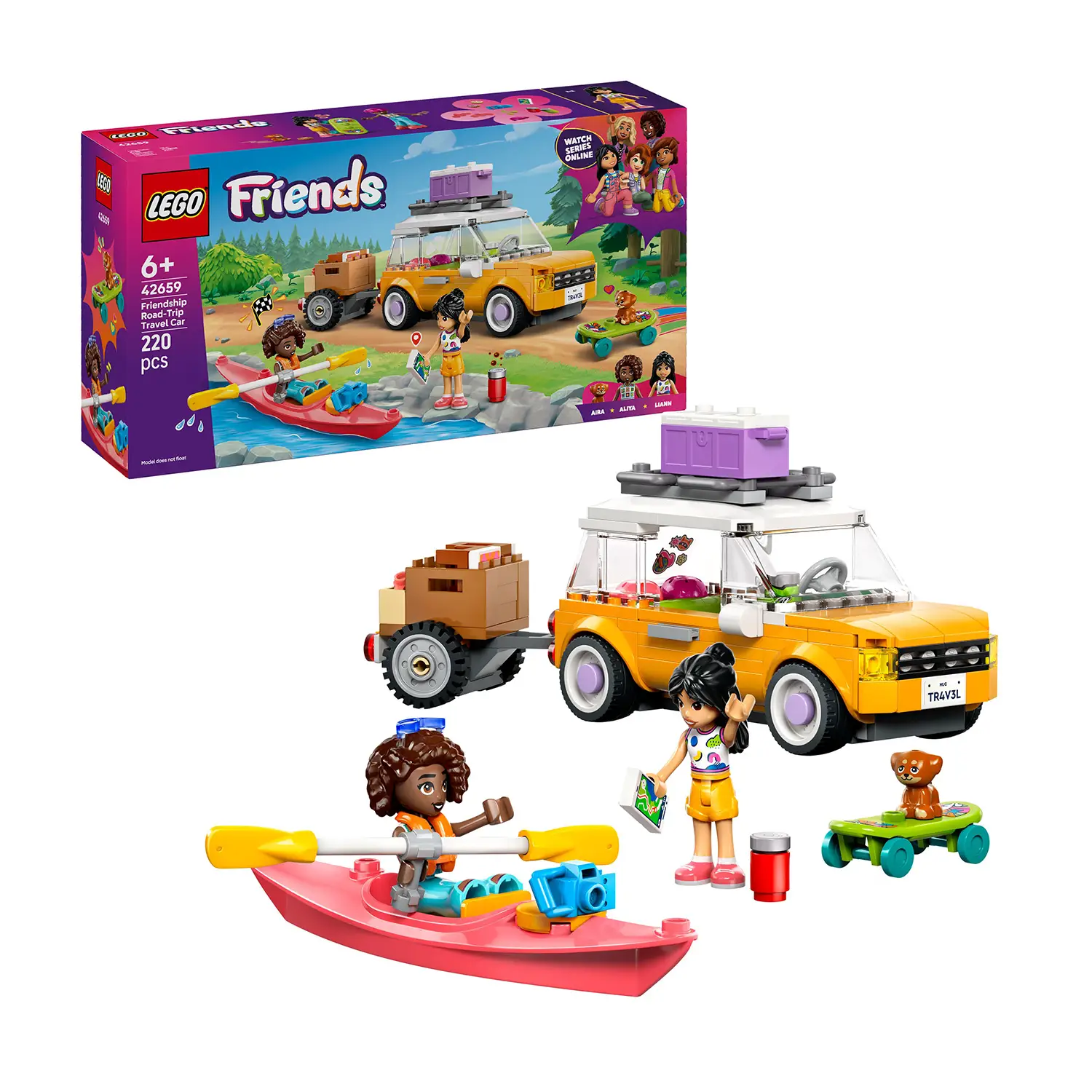 Lego Friends Viaggio in Auto con Il Cucciolo 42659 - lego