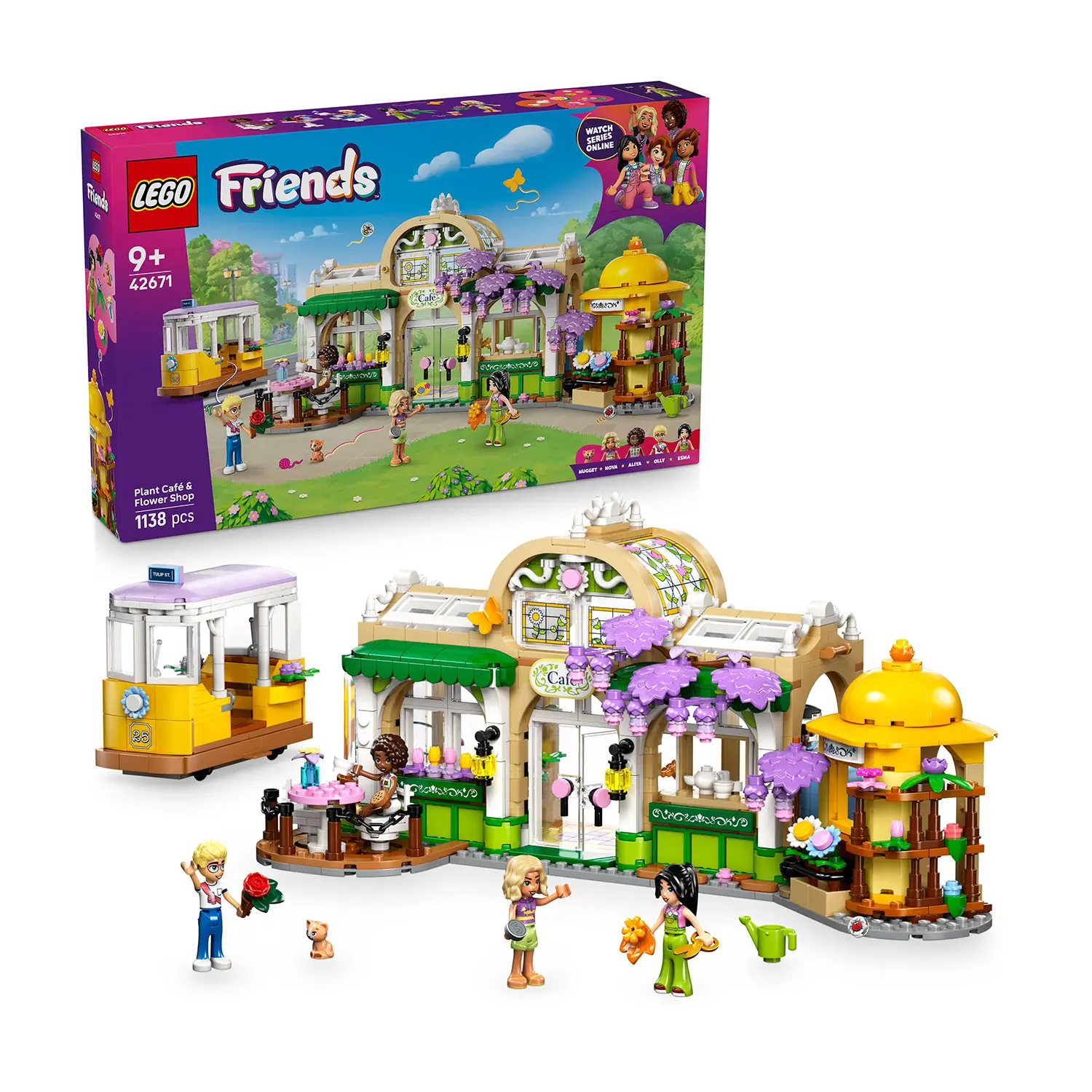 Lego Friends Caffè Delle Piante e Negozio di Fiori 42671 - lego
