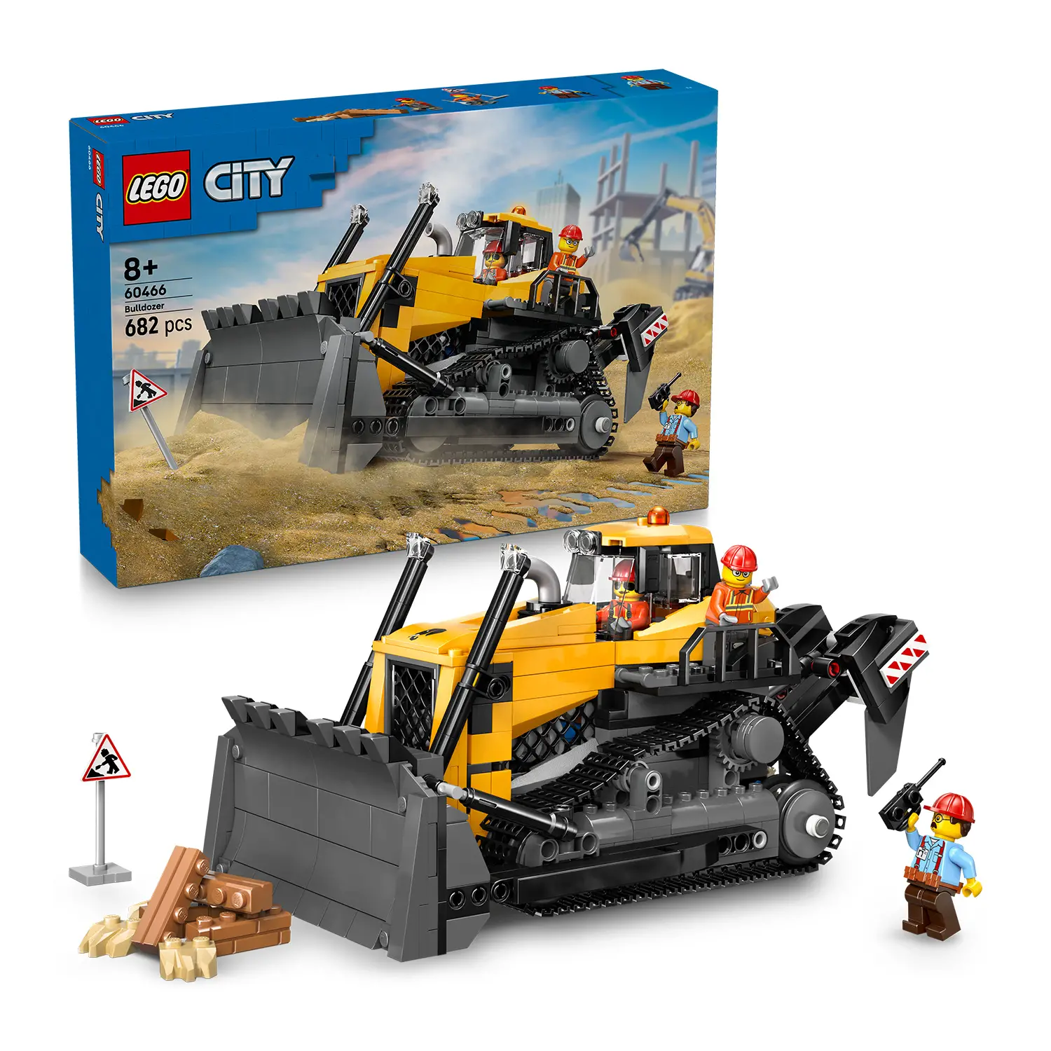 Lego City Bulldozer Giallo 60466 - lego