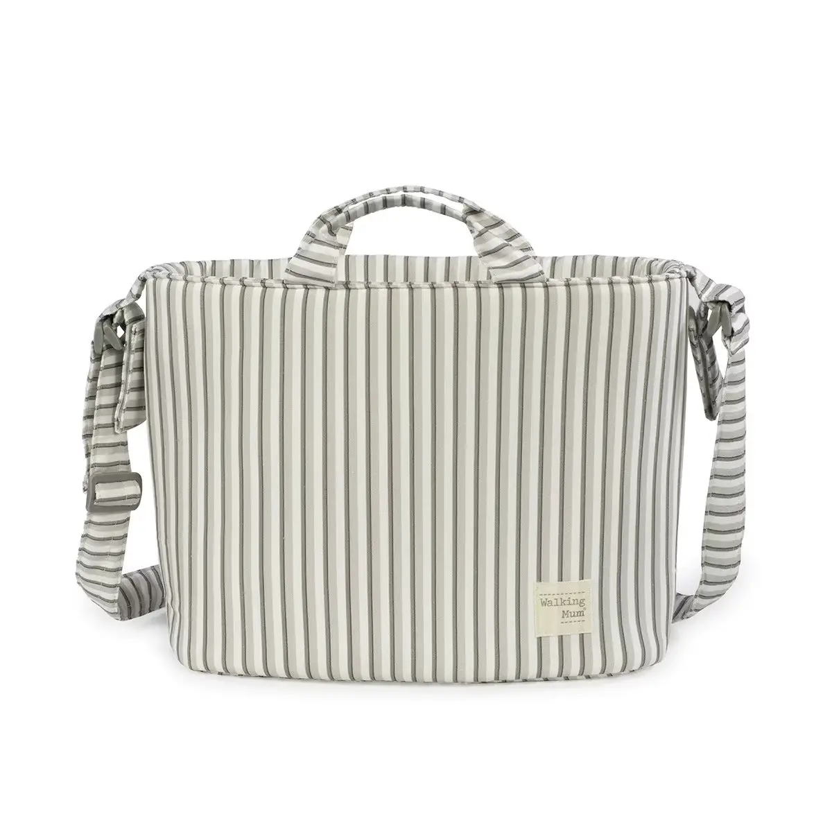 Borsa Fasciatoio Walking Mum Botton Strisce con Materassino - borse e zaini