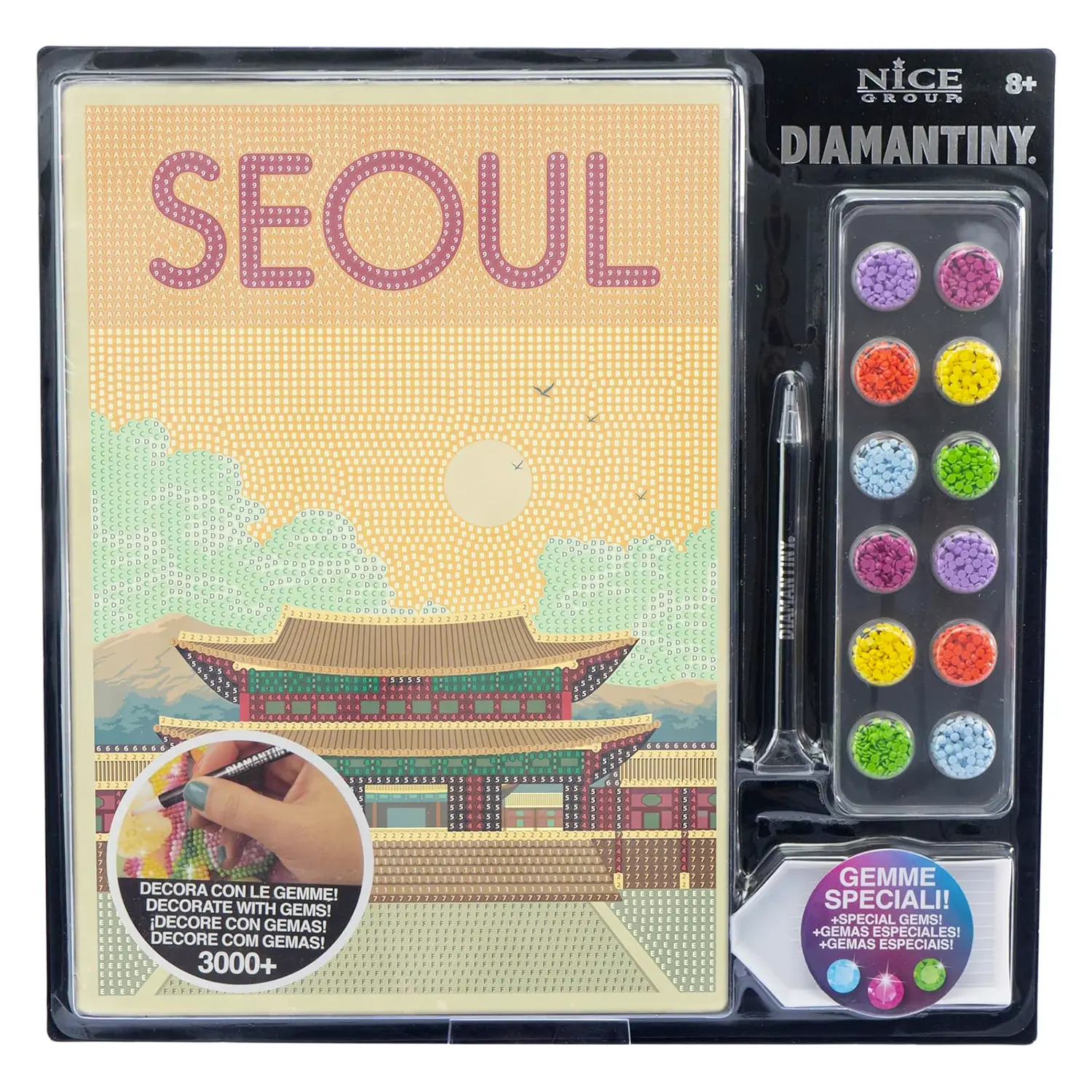 Diamantiny Level Up Postcard Seoul - creatività