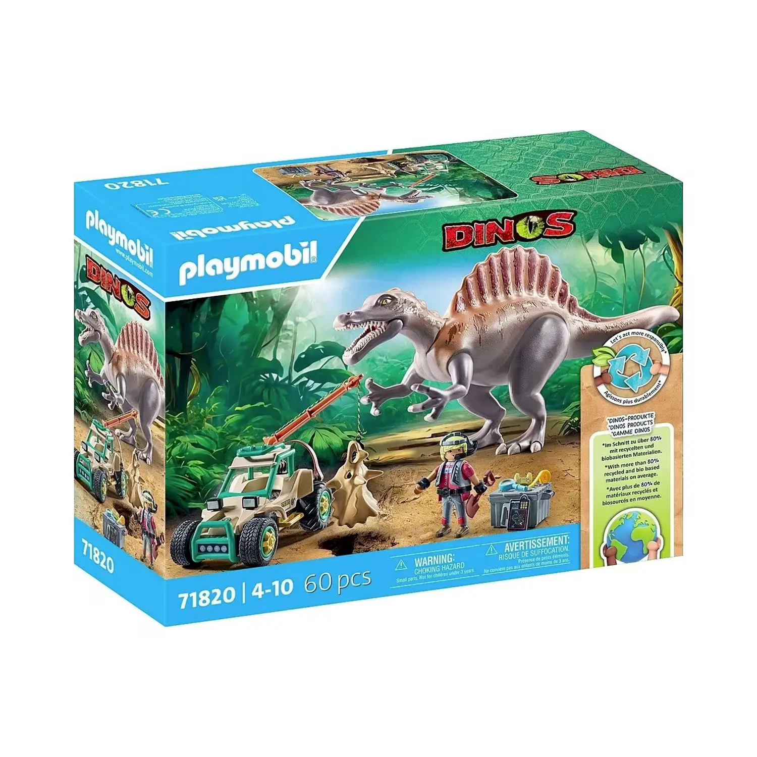 L'attacco Dello Spinosauro Playmobil Dinos - playmobil