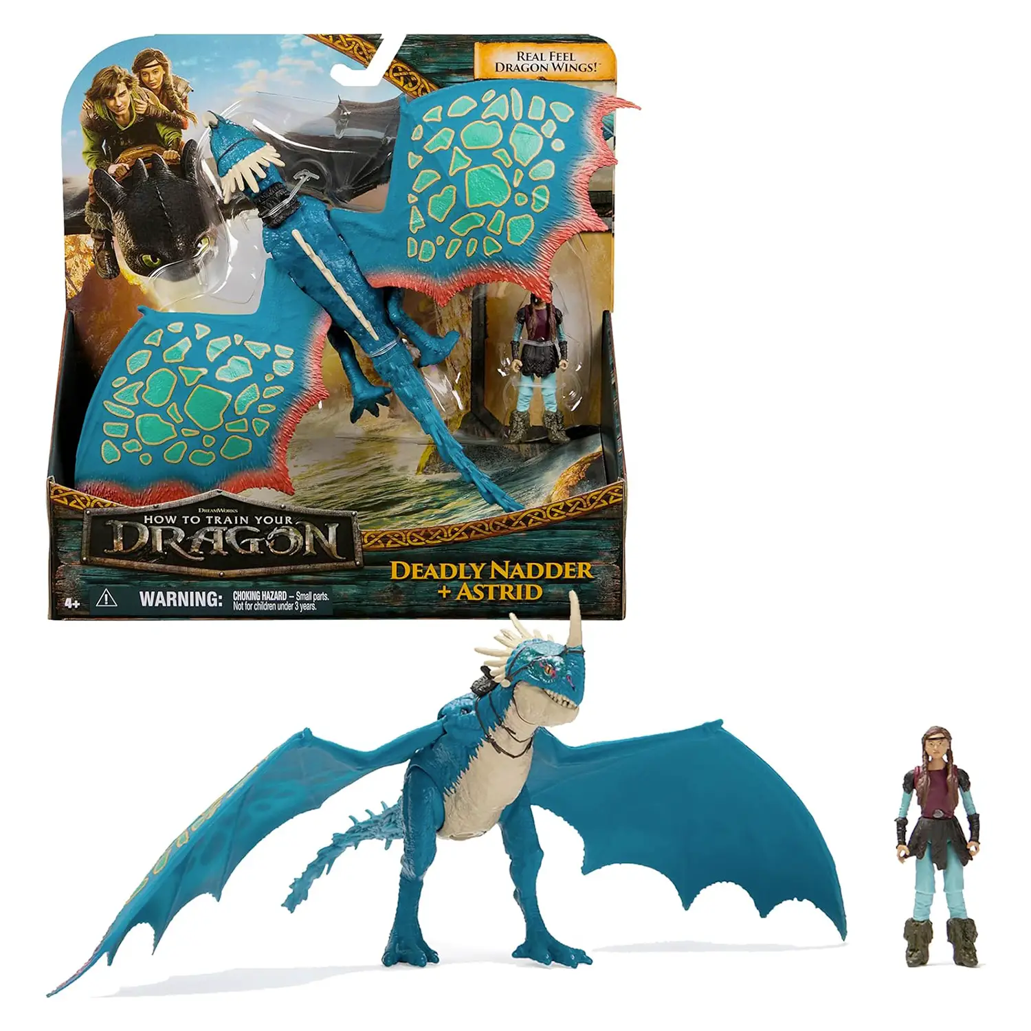Tempestosa & Astrid Set Drago e Vichingo - action figures ed accessori