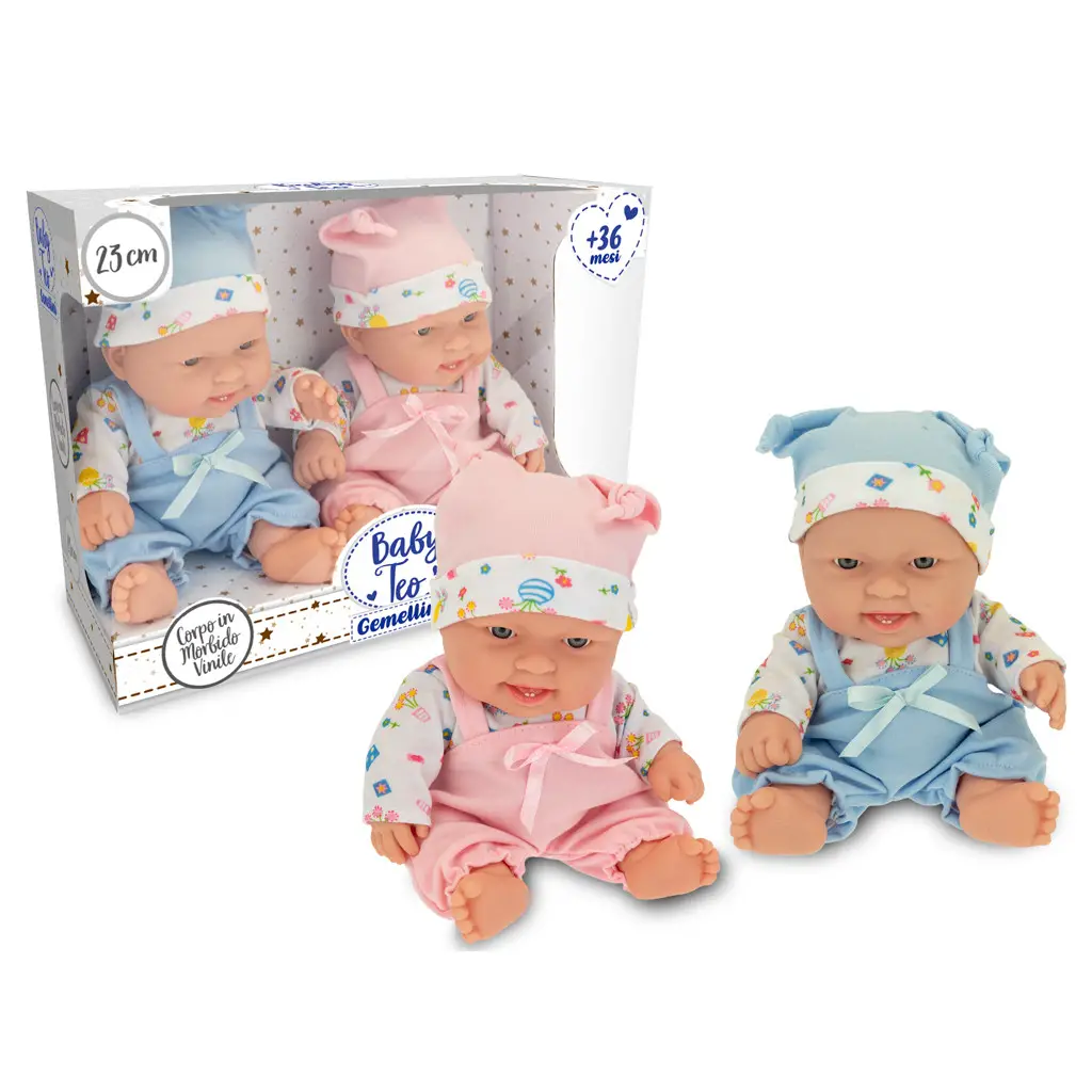Baby Teo - Gemellini in Puro Vinile - Bambole e accessori