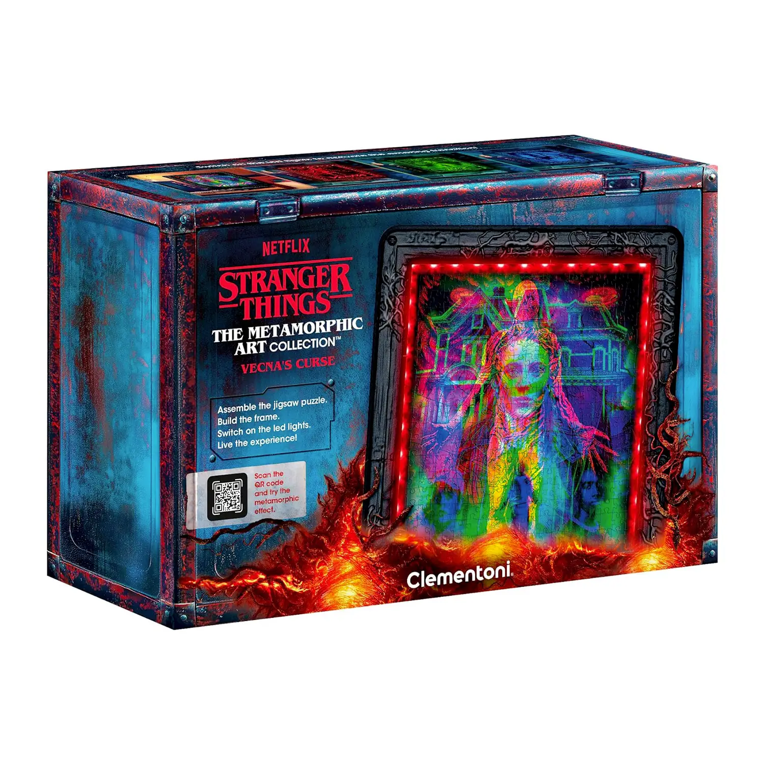 Stranger Things Metamorphic Art Collection - Vecna Quadro Interattivo 520 Pezzi - puzzle adulti