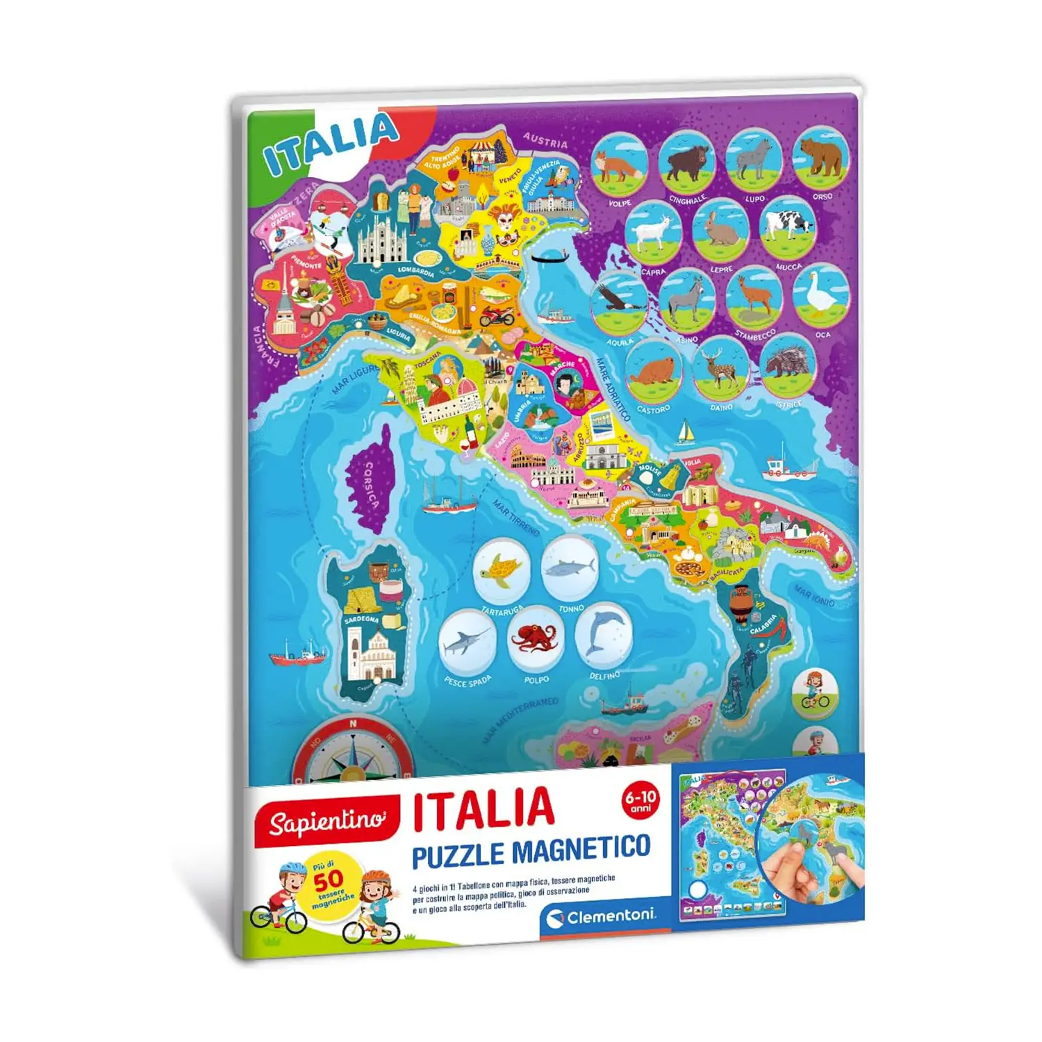 Sapientino Puzzle Magnetico Italia - sapientino