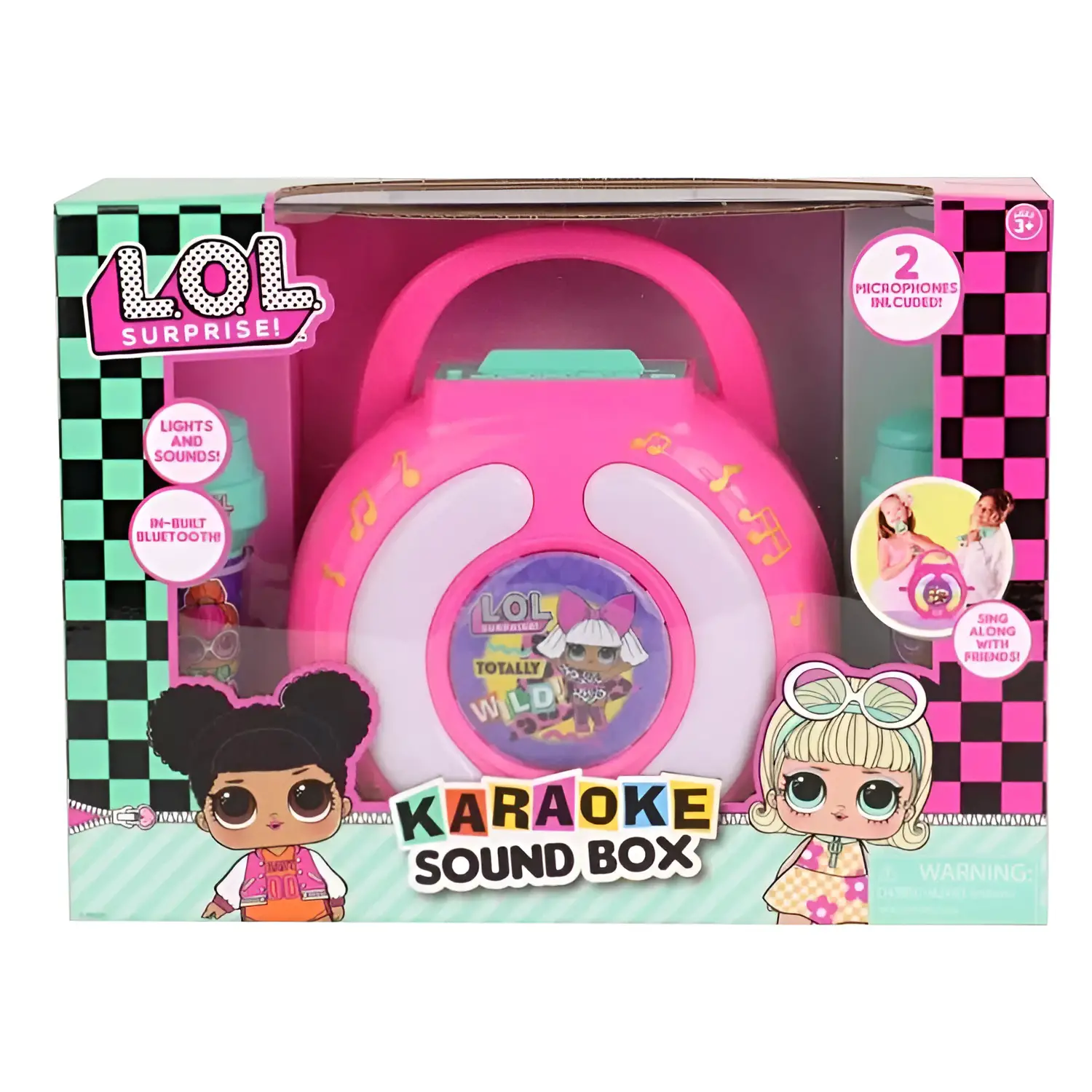 LOL Surprise Karaoke Sound Box con 2 Microfoni Inclusi - giochi elettronici