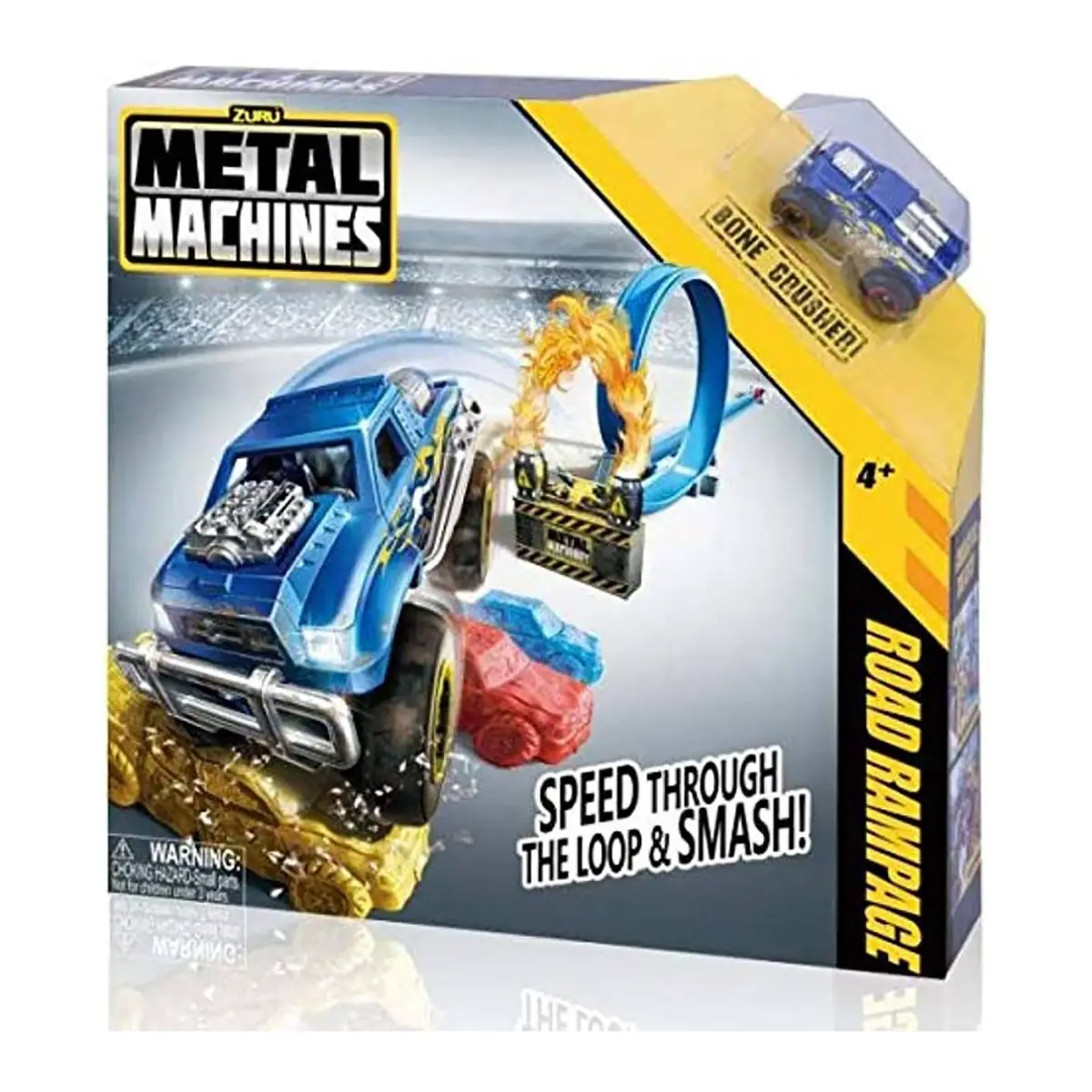 Pista Road Rampage Bulk Serie 1 Con 1 Veicolo Metal Machines Zuru - play set