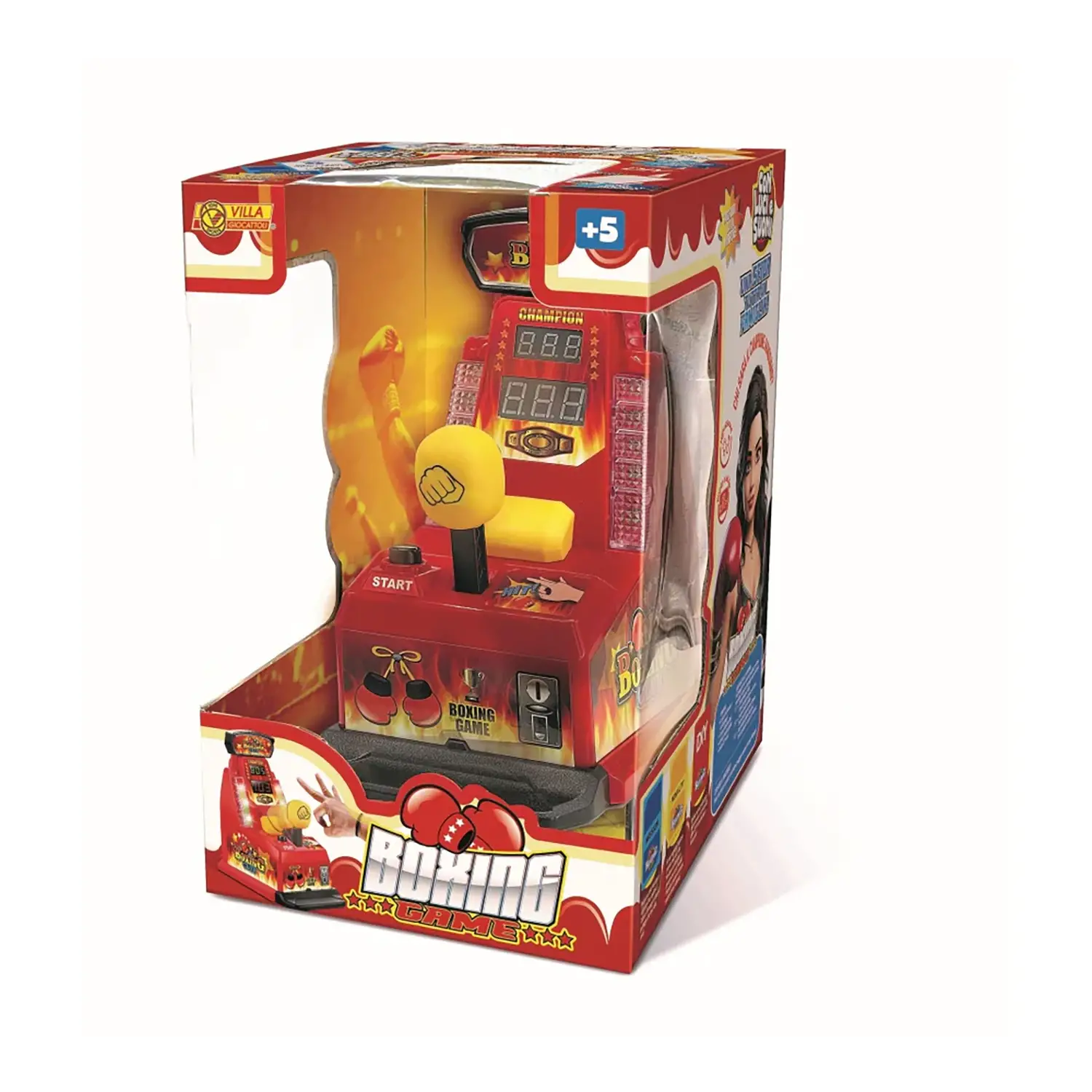 Boxing Game con Luci e Suoni – Gioco da Tavolo per Famiglie - Giochi di società