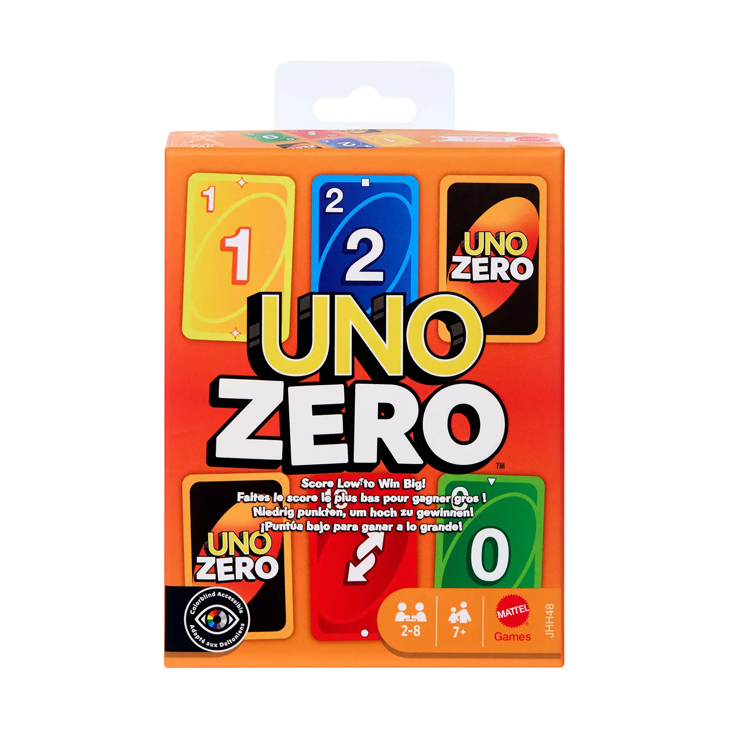 UNO Zero Mattel – Gioco da Tavolo con Punteggio Basso - Giochi di società