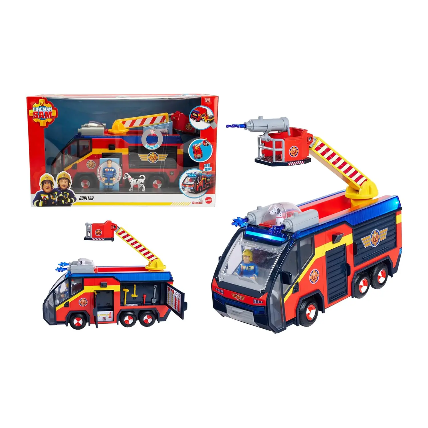 Sam il Pompiere Camion Jupiter - play set