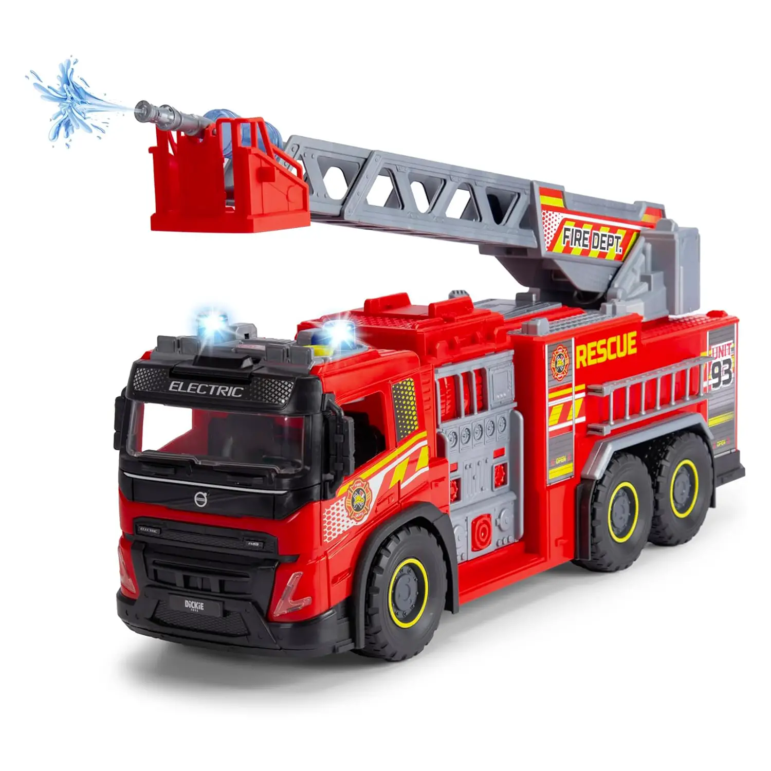 SIMBA Camion dei Pompieri Gigante 57 cm - Giocattolo per Bambini - play set