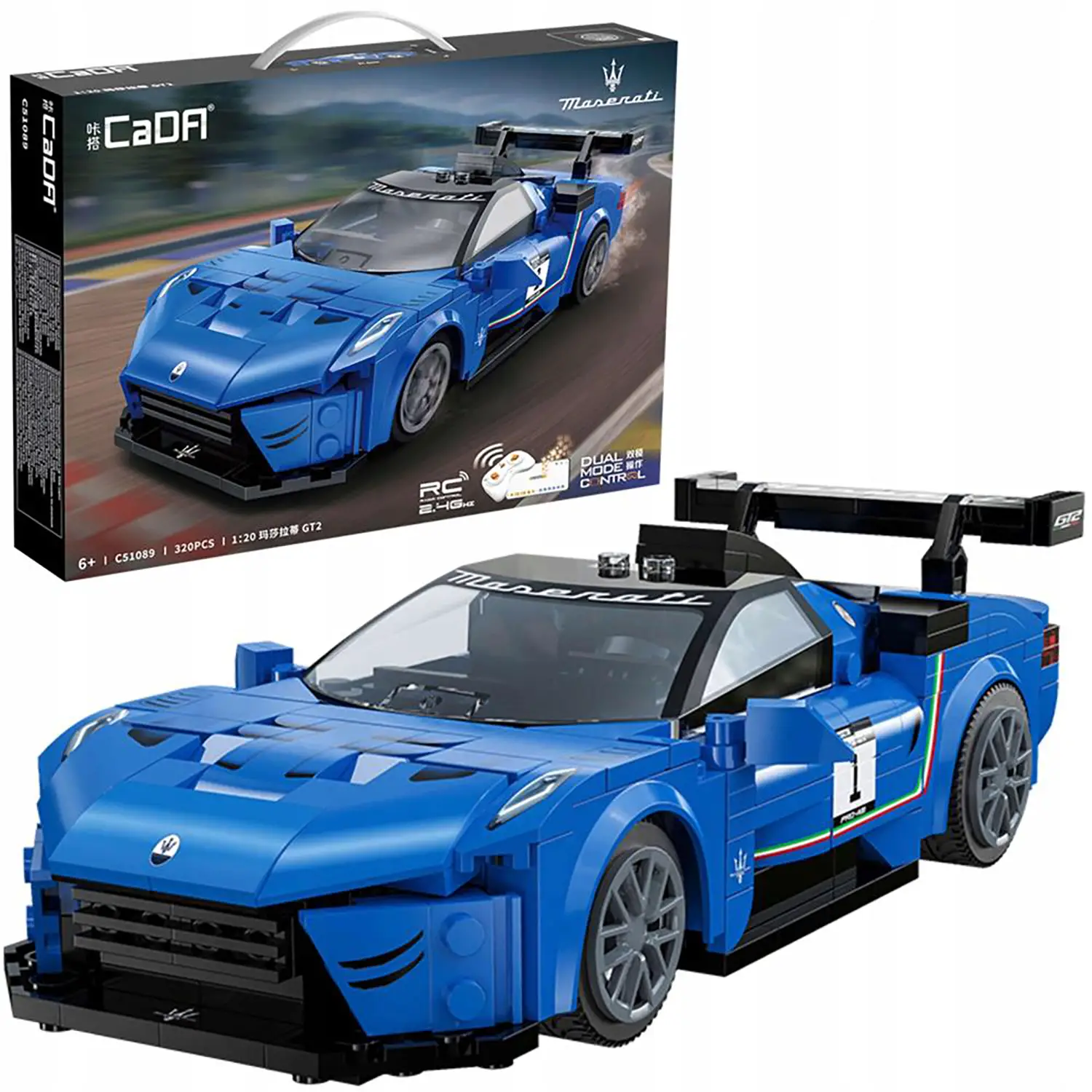 CADA Maserati MC20 GT2 1:20 - Set Costruzioni da 320 Pezzi - tematiche