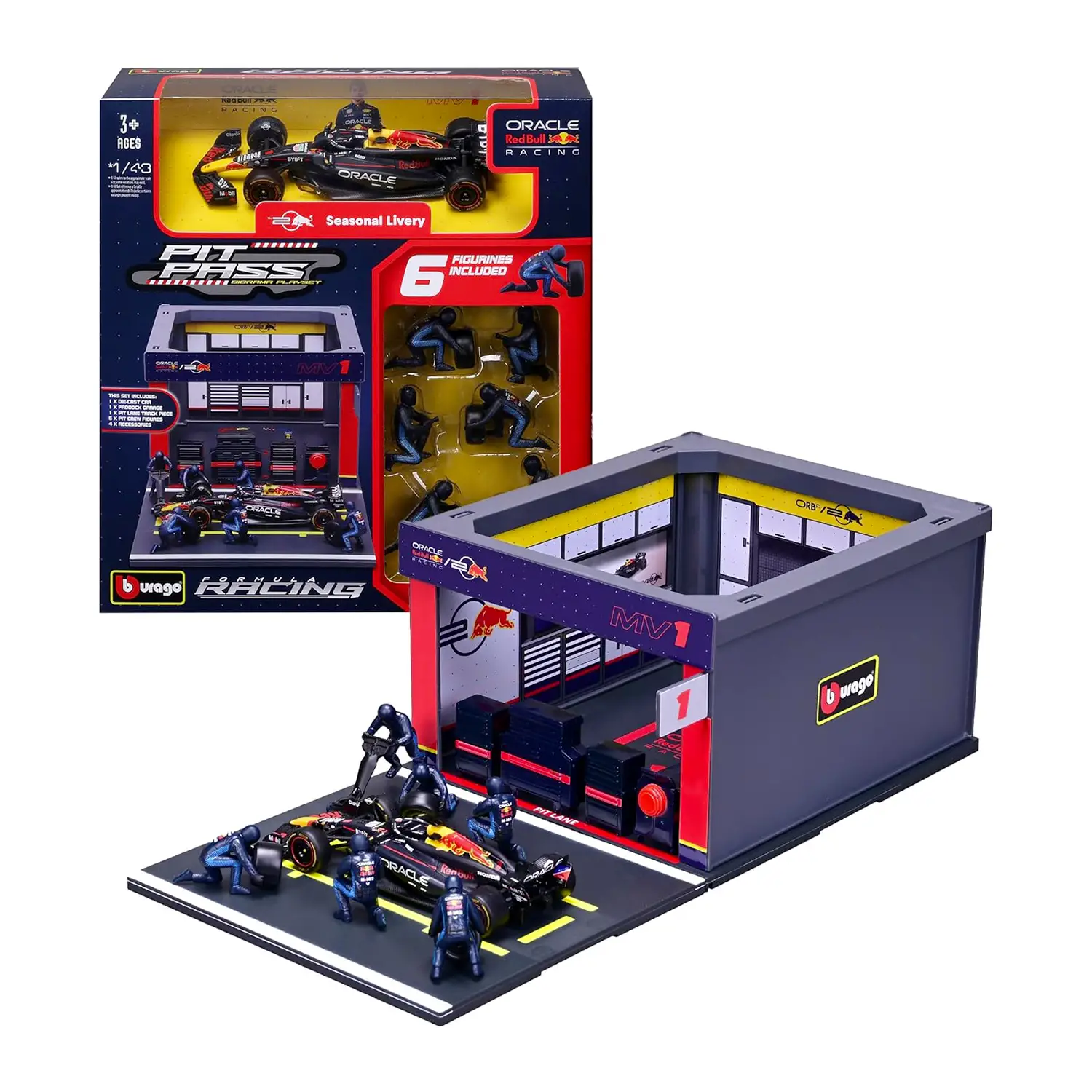 Pit Stop 1:43 F1 Redbull Sf-24 #1 Verstappen - diecast