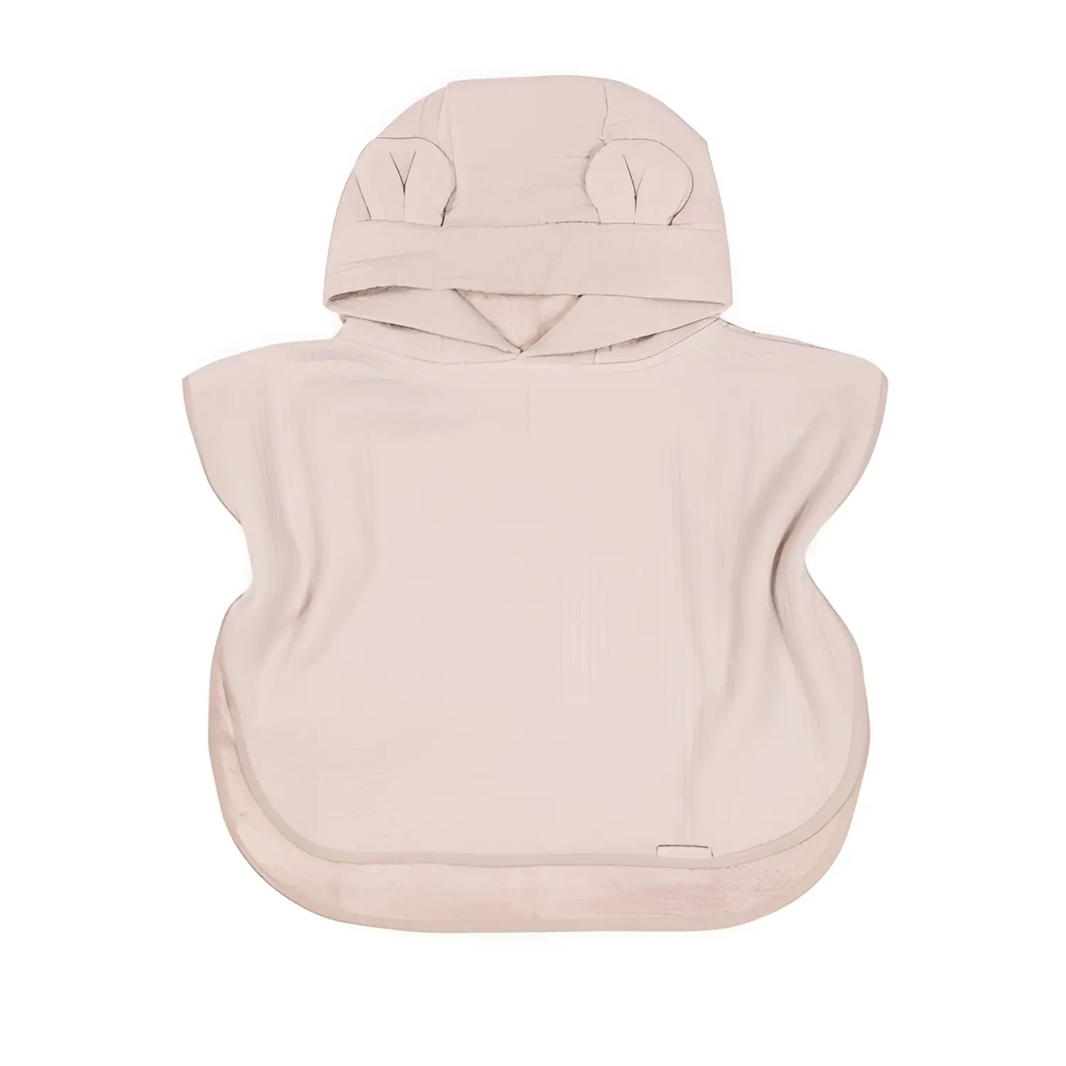 Poncho Accappatoio Waffle Neonato 0-2 Anni Pink Bamboom - accappatoi