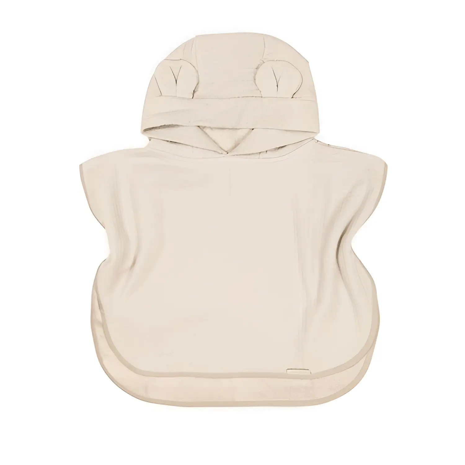 Poncho Accappatoio Waffle Neonato 0-2 Anni Warm White Bamboom - accappatoi