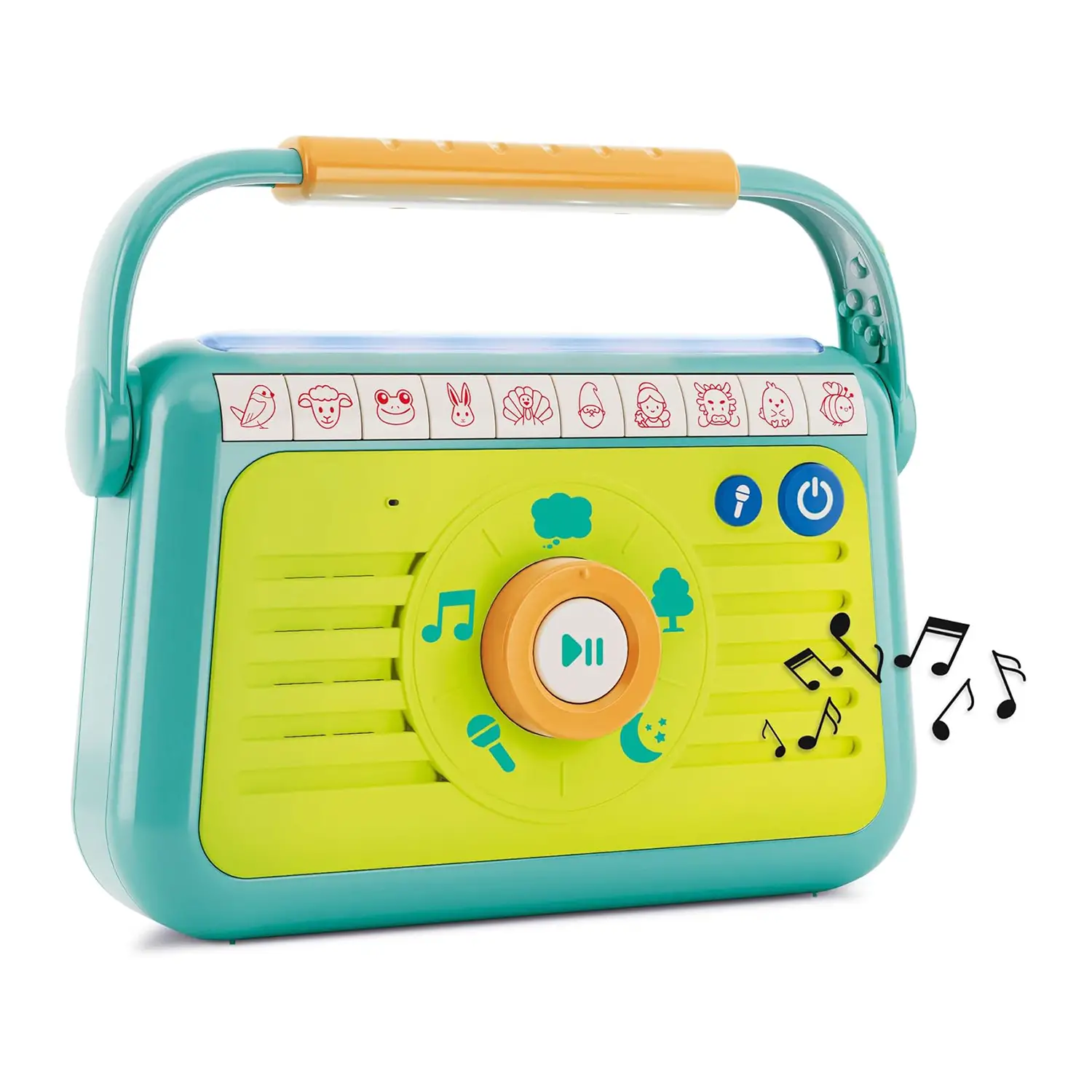 Carotina Baby Radiolina con Bluetooth, Storie, Luci e Musica - Primi giochi