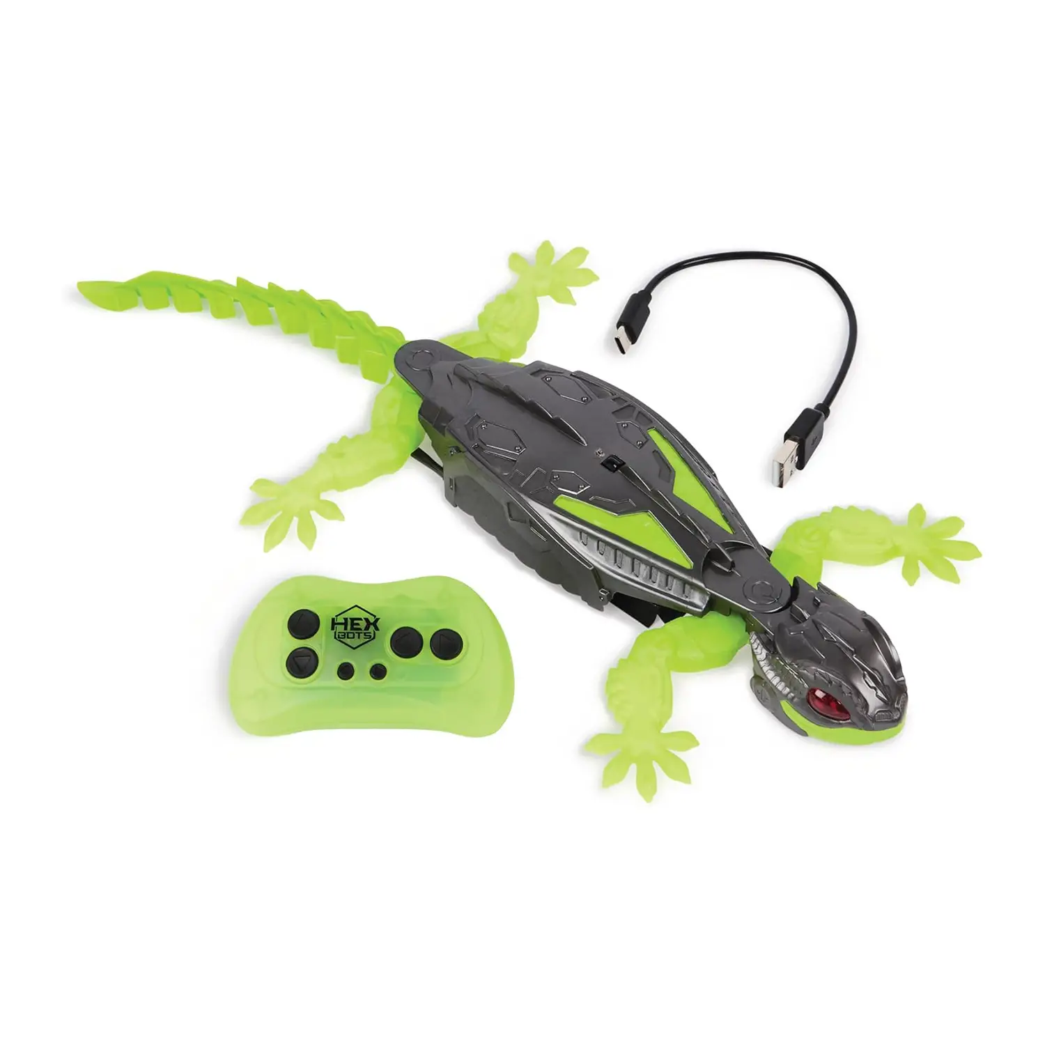 HEX BOTS Geco Interattivo RC – Si Arrampica su Muri e Pavimenti - radiocomandi