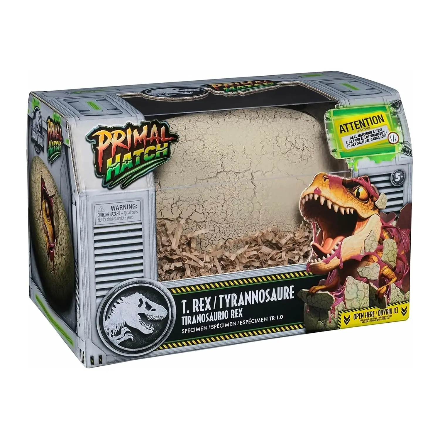 Primal Hatch Uovo Dinosauro Interattivo con Schiusa Realistica - action figures ed accessori