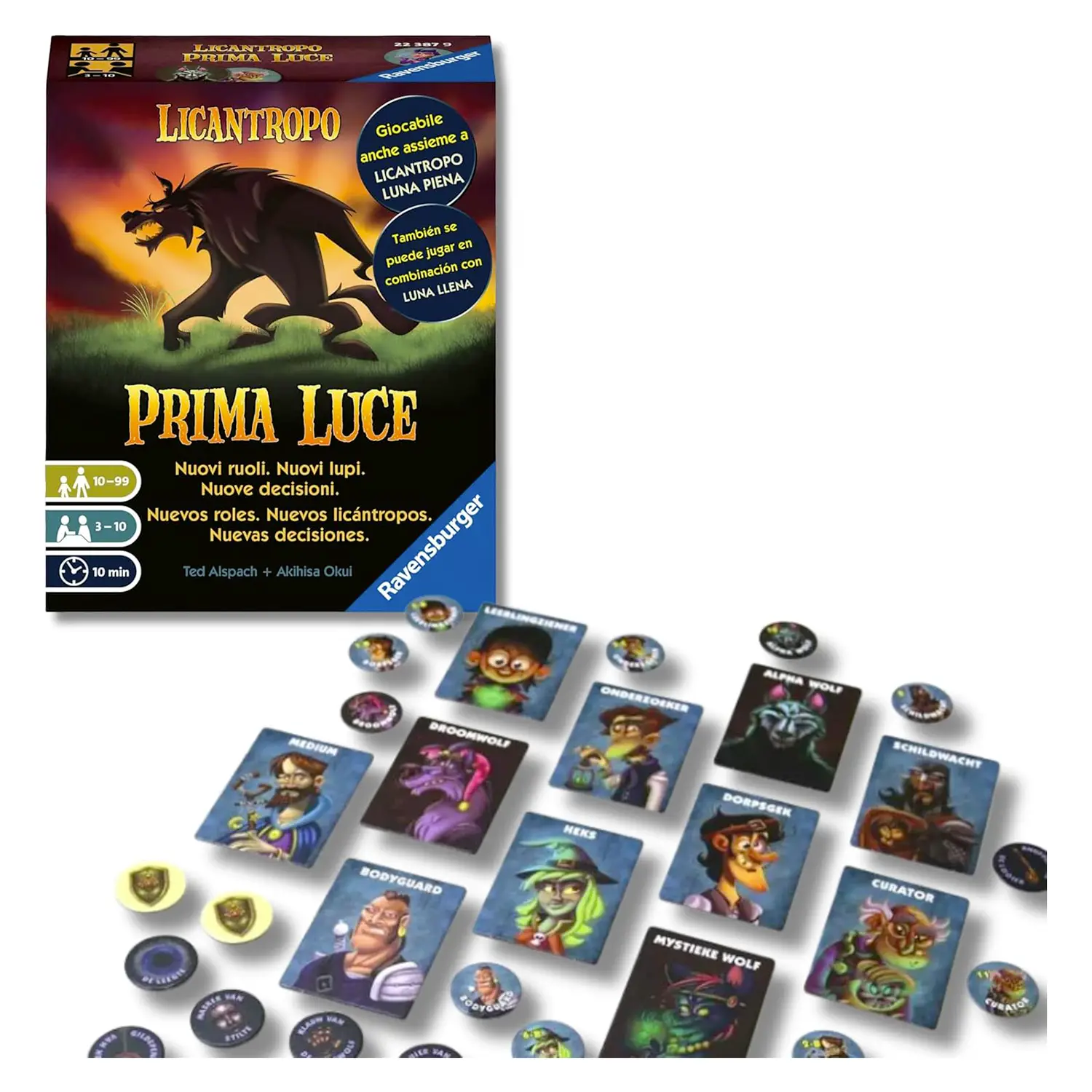 Licantropo Prima Luce, Gioco di Carte per Tutta la Famiglia - Giochi di società