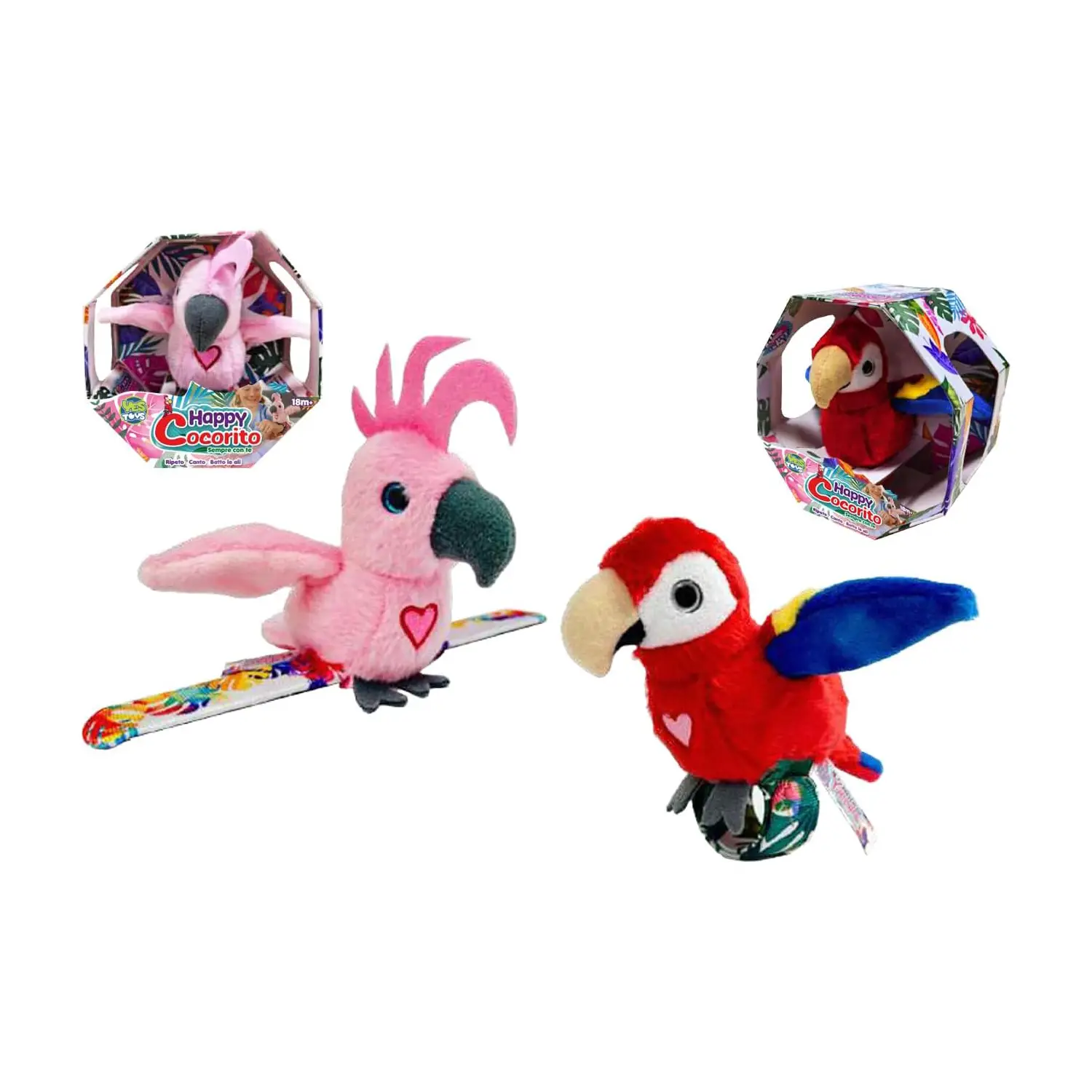 Happy Cocorito Sempre Con Te - Peluche Interattivo - peluches 0/36 mesi