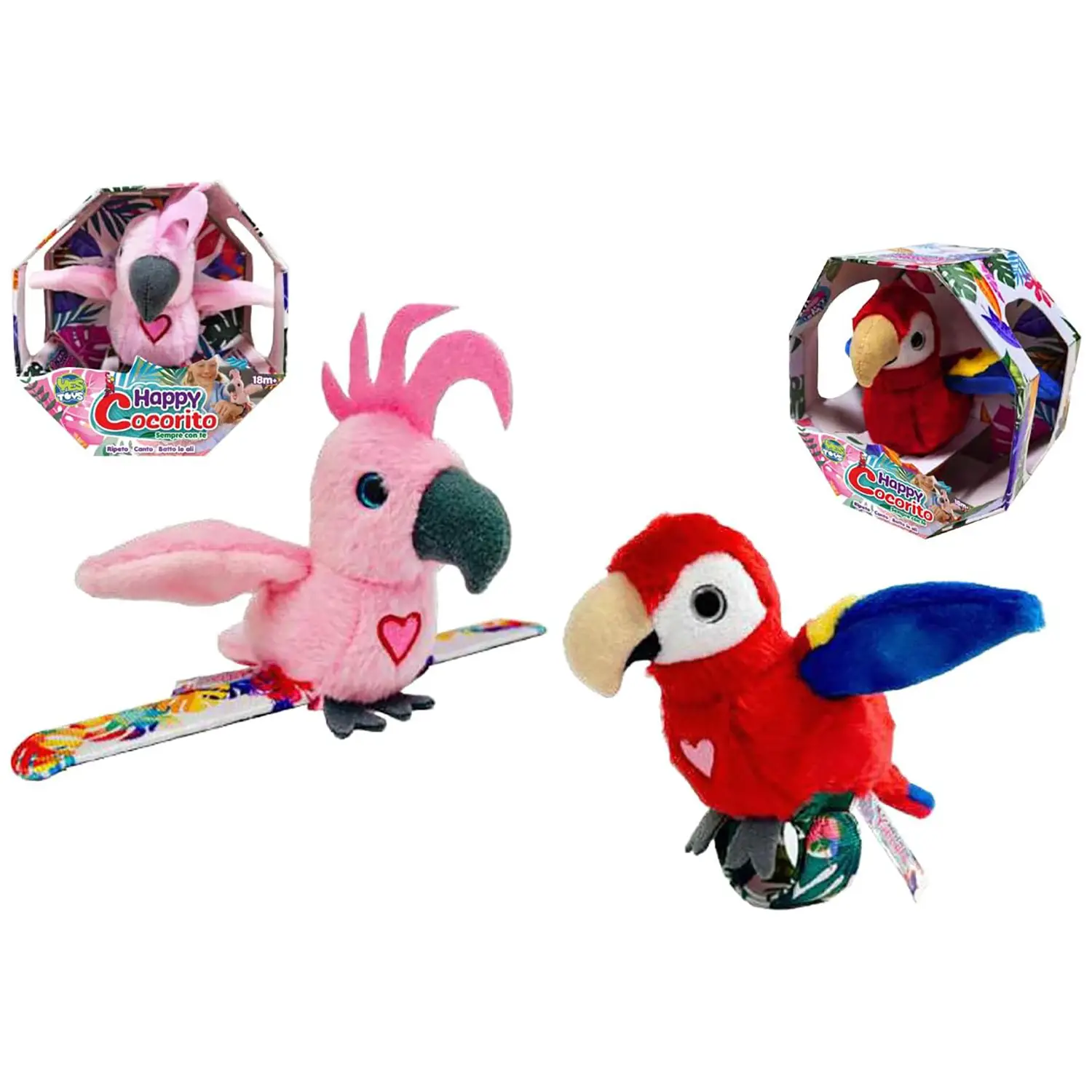 Happy Cocorito Sempre Con Te - Peluche Interattivo - peluches 0/36 mesi