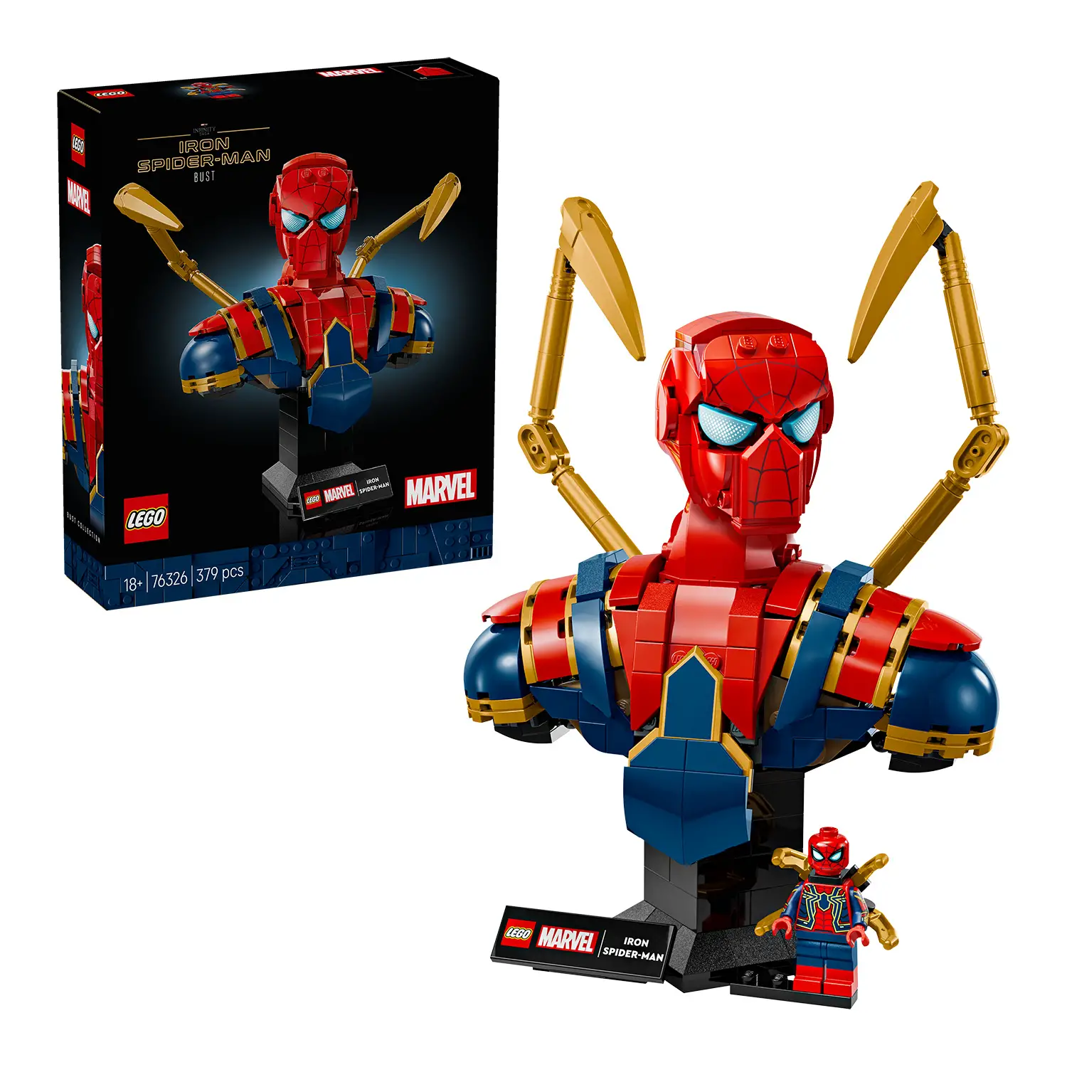 Lego Super Heroes Marvel Busto di Iron Spider-Man 76326 - lego