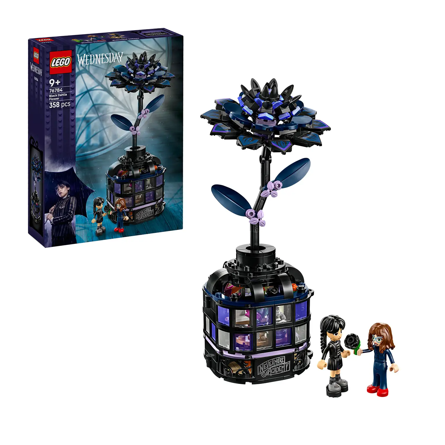 Lego Wednesday Fiore di Dalia Nero 76784 - lego
