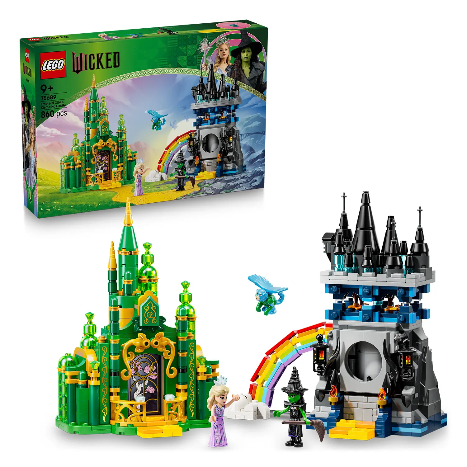 Lego Wicked Città di Smeraldo e Castello Kiamo Ko 75689 - lego