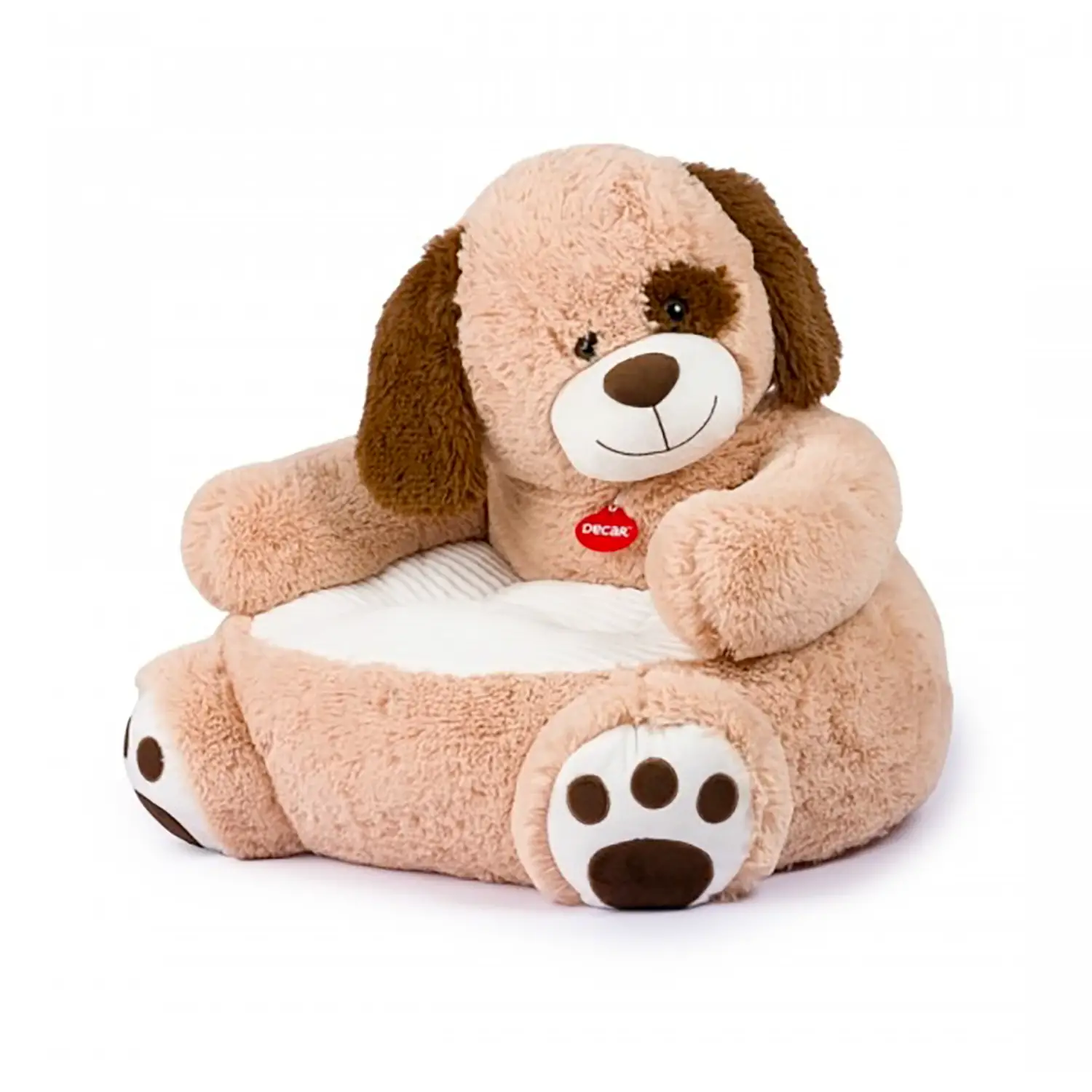 Poltrona Cagnolino 50x50x50 cm - Colorata e Comoda - peluches 0/36 mesi