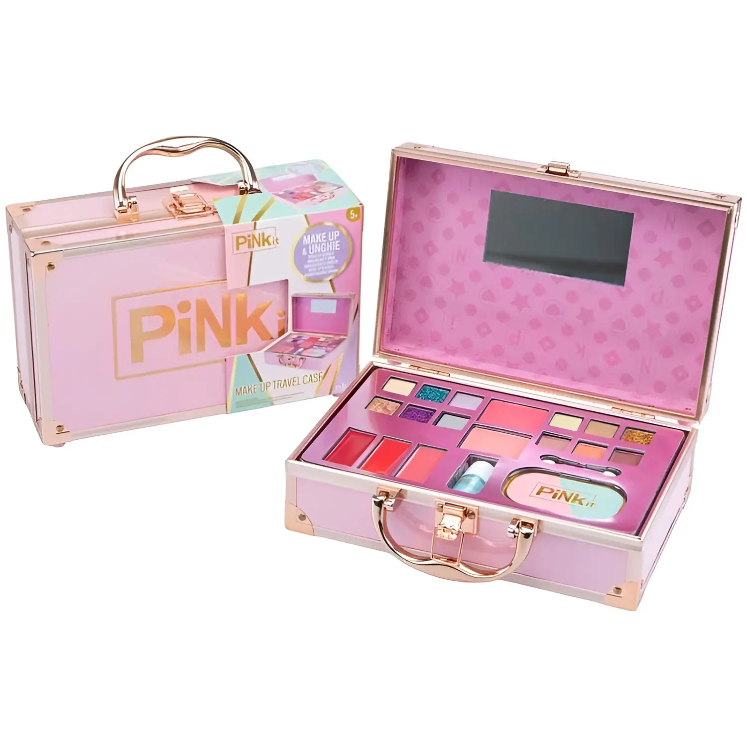PINKIT Make Up Travel Case – Valigetta Trucchi per Bambini - bellezza e accessori