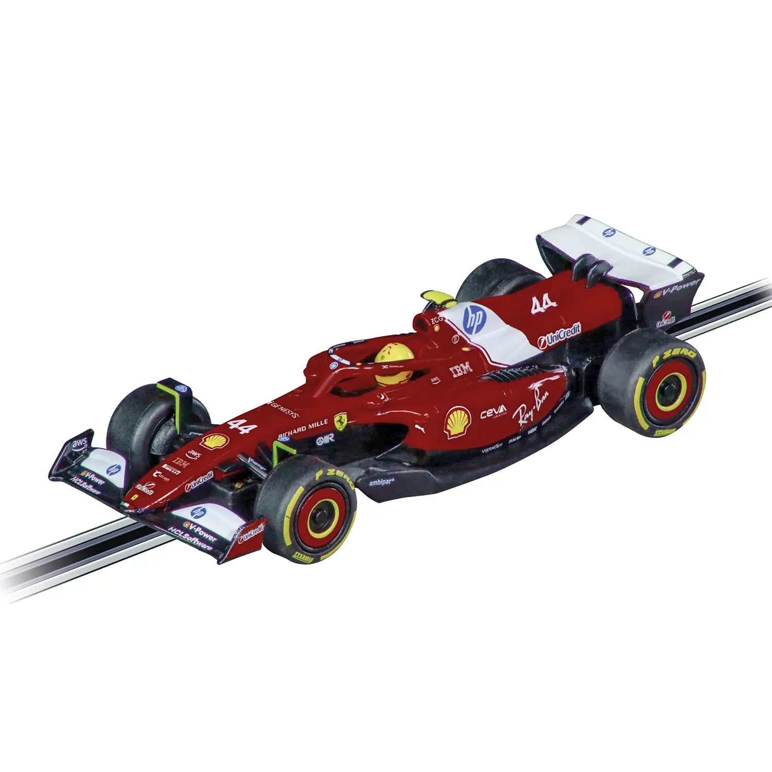 Carrera GO!!! Ferrari SF-25 Lewis Hamilton N.44 2025 - Slot Car 1:43 - Veicoli, garage e piste