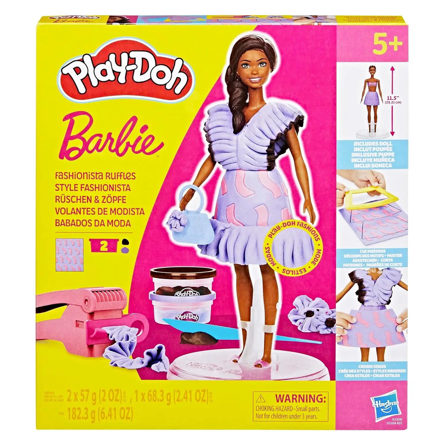 Playdoh Barbie Designer Dolls Fashionista - creatività