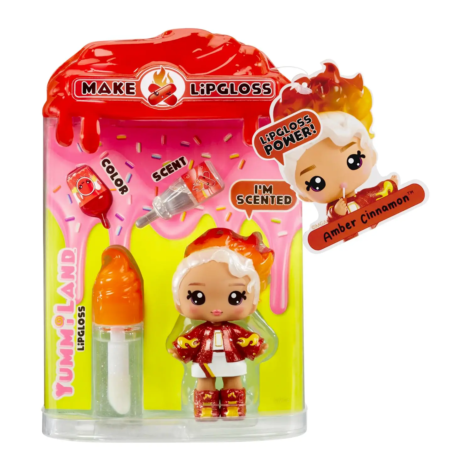 Yummiland Lip Gloss Kit Lucidalabbra Amber Cinnamon - collezionabili bambina
