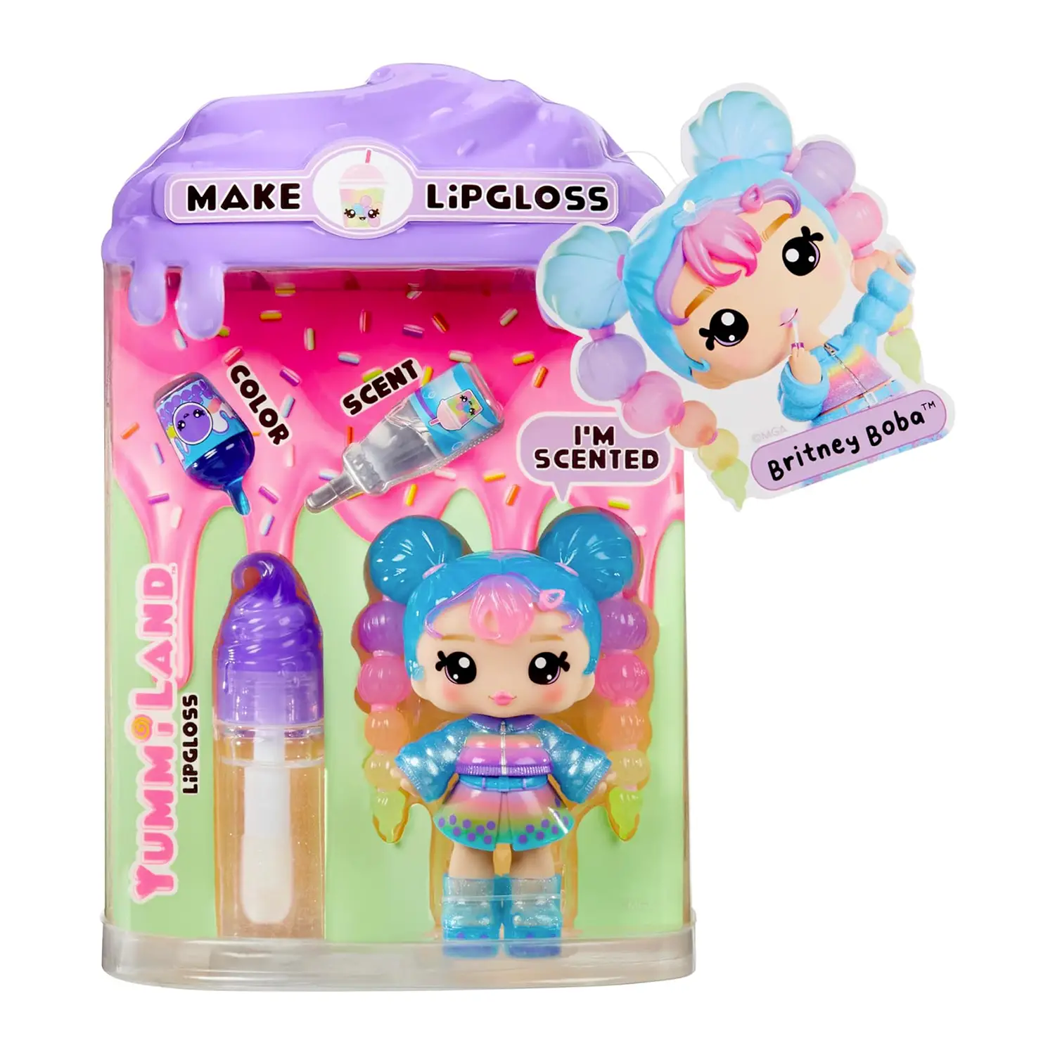 Yummiland Lip Gloss Kit Lucidalabbra Britney Boba - collezionabili bambina