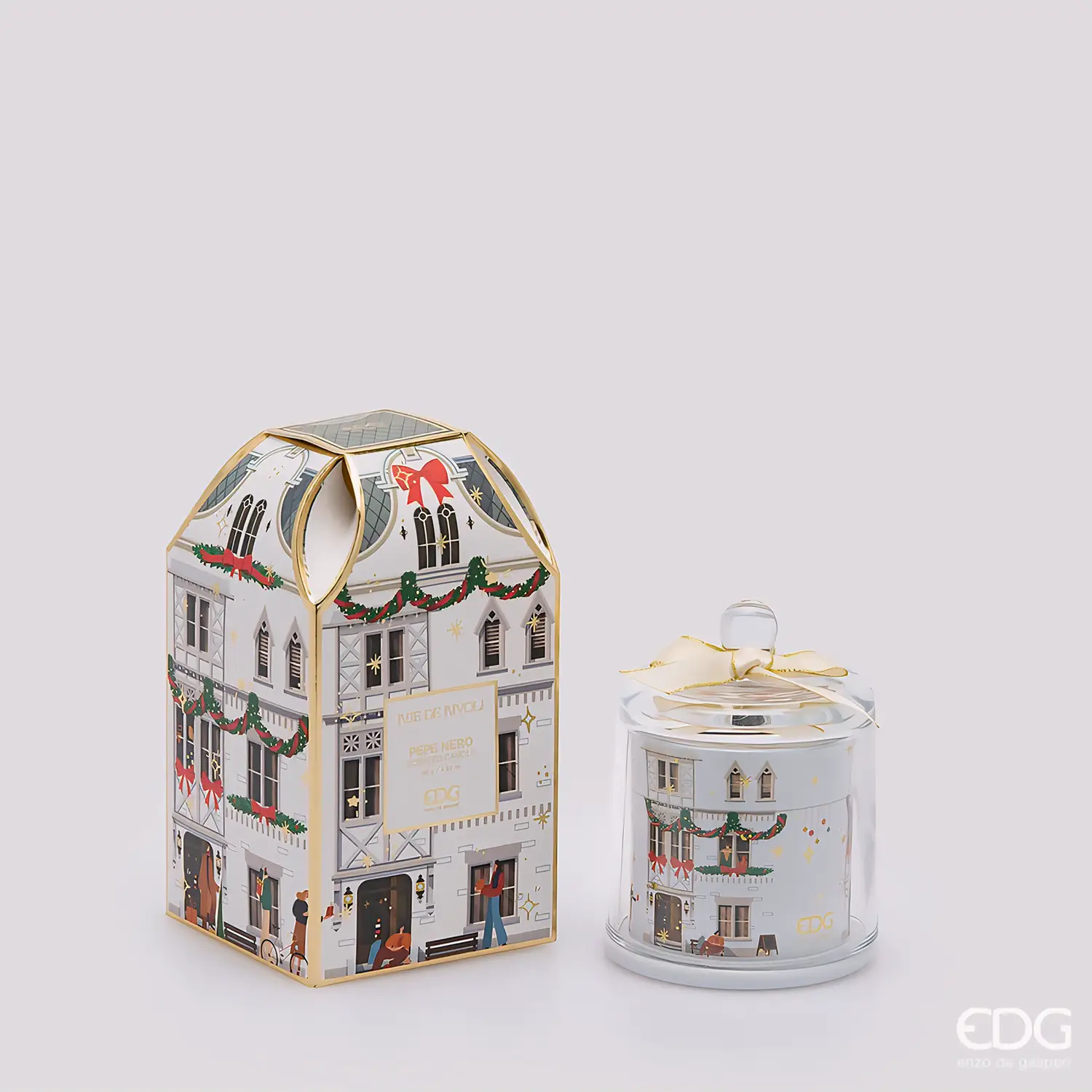 Candela Natalizia Profumata Rue De Rivoli H12 Black Pepper - addobbi casa