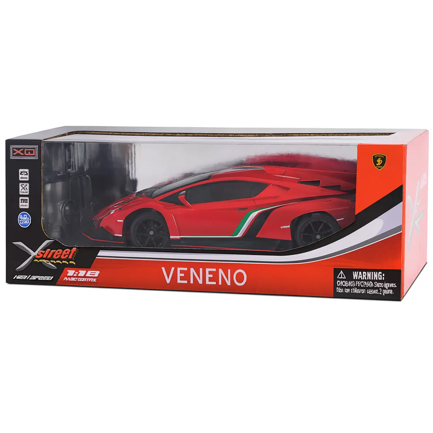 Auto Radiocomandata Lamborghini Veneno 1:18 XQ RC - radiocomandi