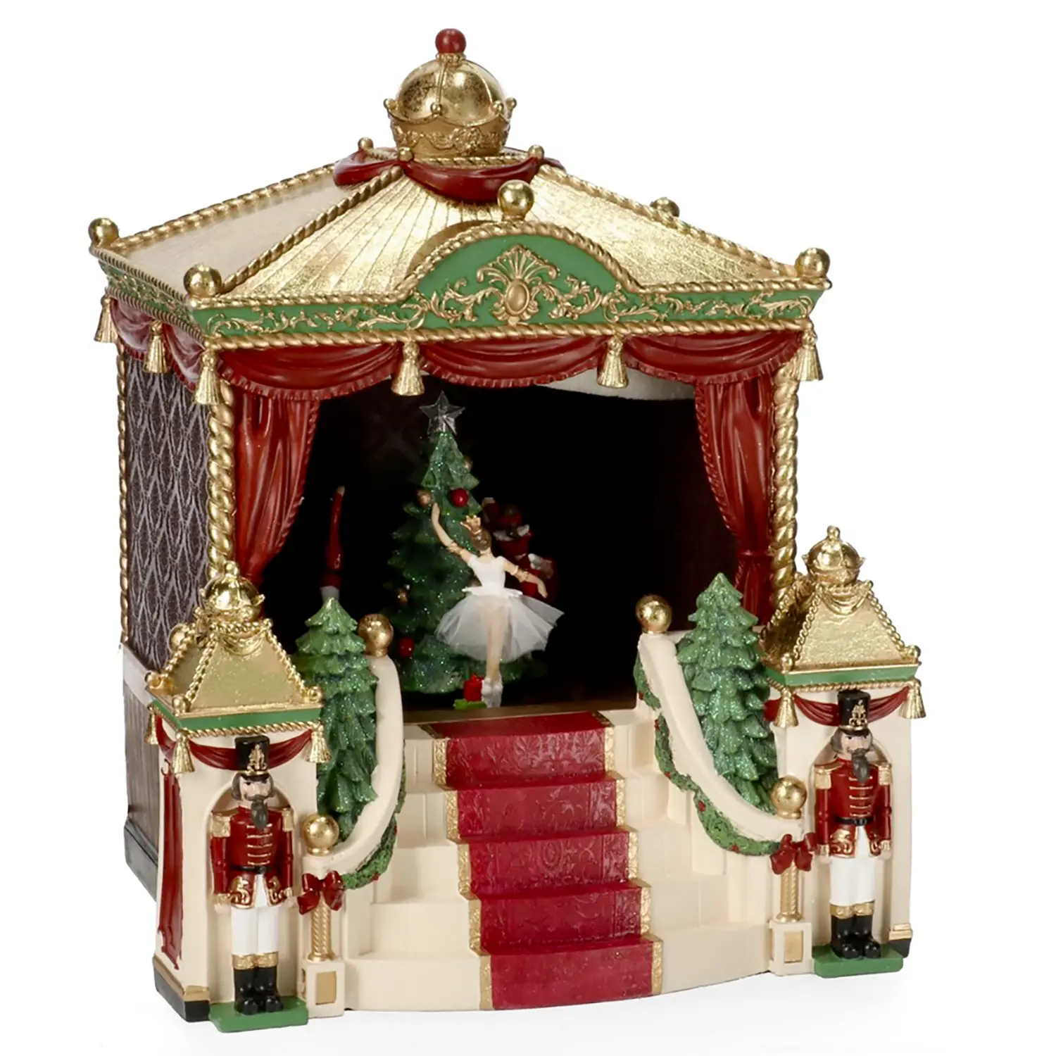 Teatro Ballerini Natale Jocelin LED Decorazione in Resina - addobbi casa