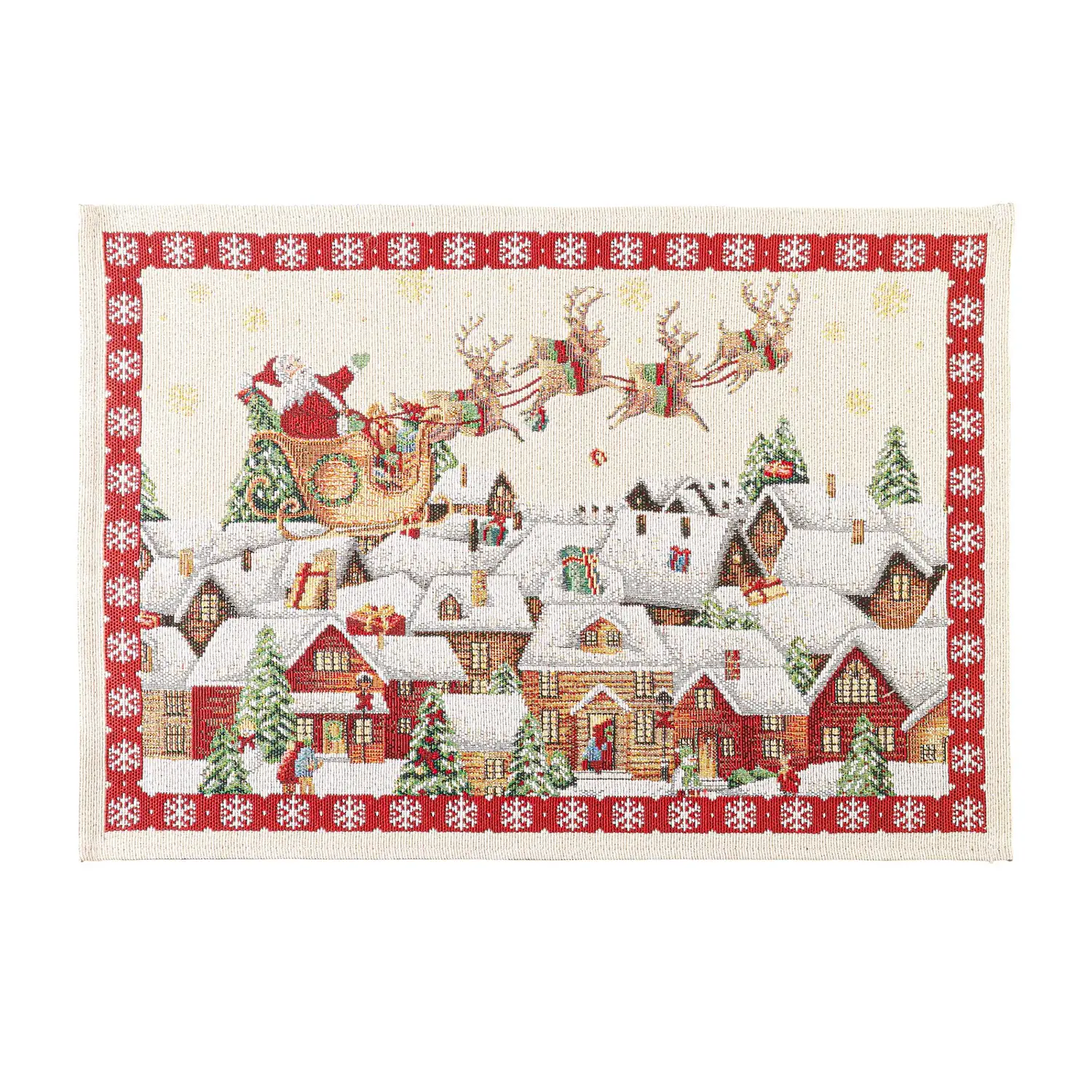 Tovaglietta Natale Lapland Bianco 48x33 - addobbi casa