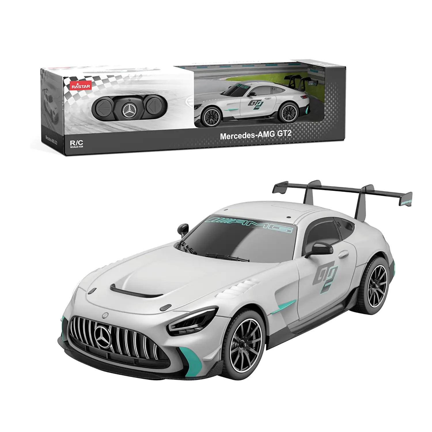 Auto Radiocomandata Mercedes Amg GT2Scala 1:24 - radiocomandi