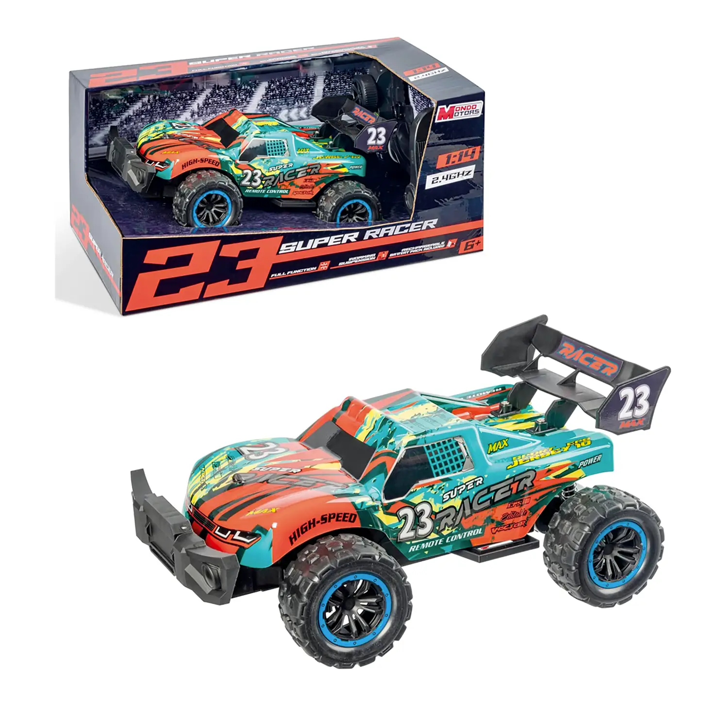 Auto Radiocomandata Buggy Super Racer Scala 1:14 - radiocomandi