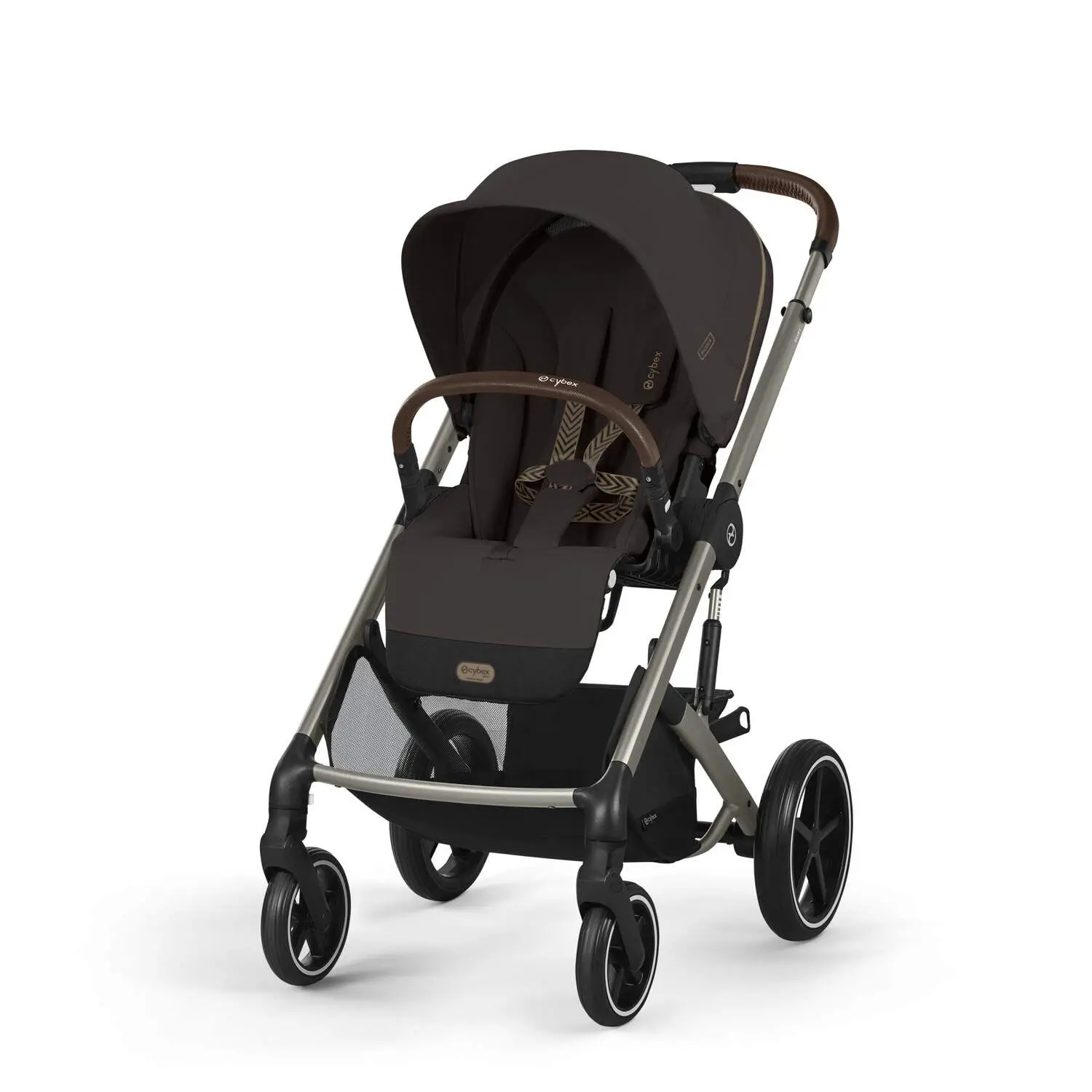 Passeggino Balios S Lux Chocolate Brown Telaio Taupe Cybex - passeggini