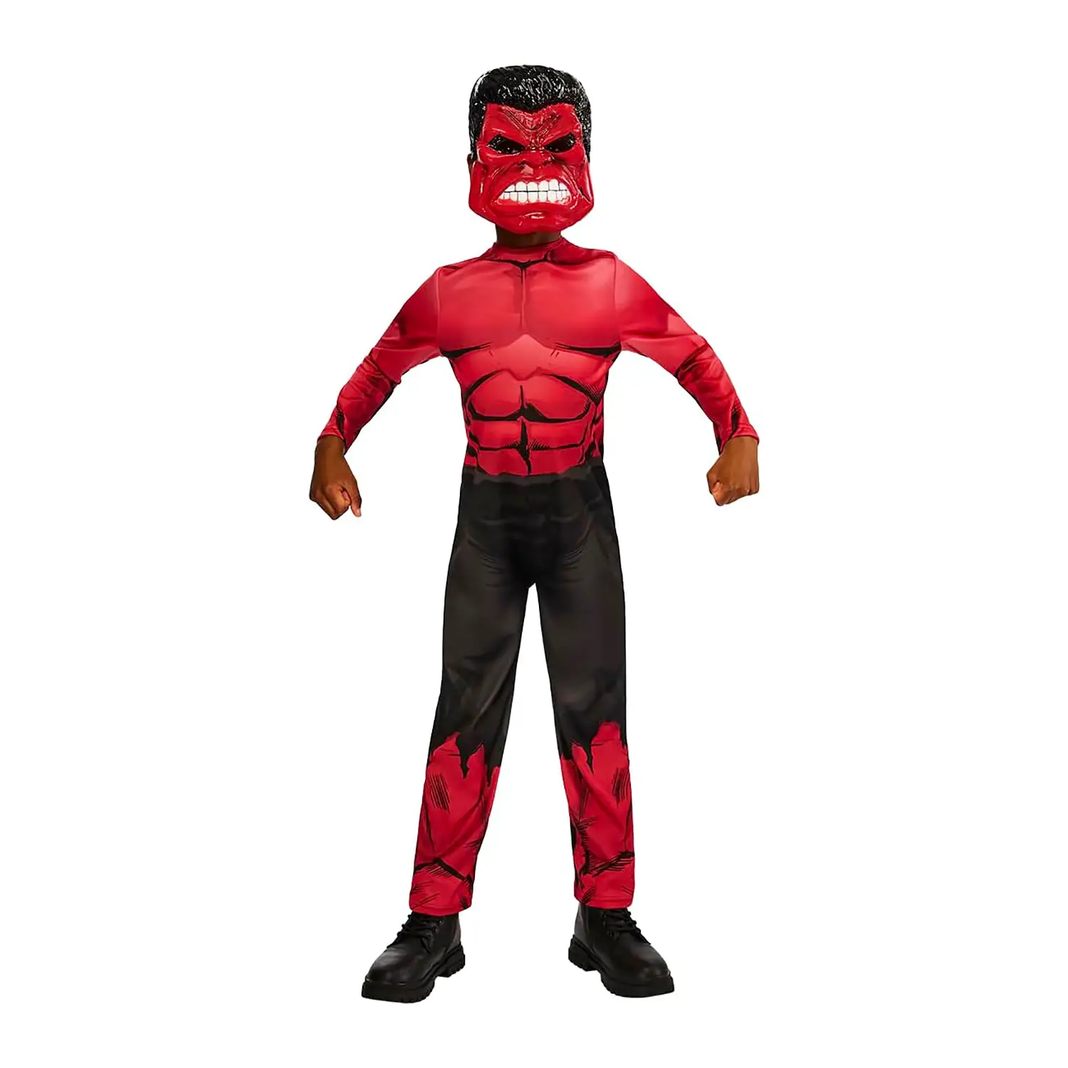 Costume Hulk Classic Rosso - Taglia XS - 5/6 Anni - abiti bambino e bambina