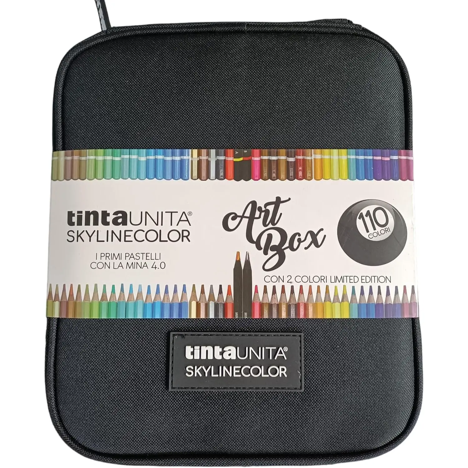 Art Box Maxi Con Manico 110 Pastelli Mina 4.0 Nera - Pastelli
