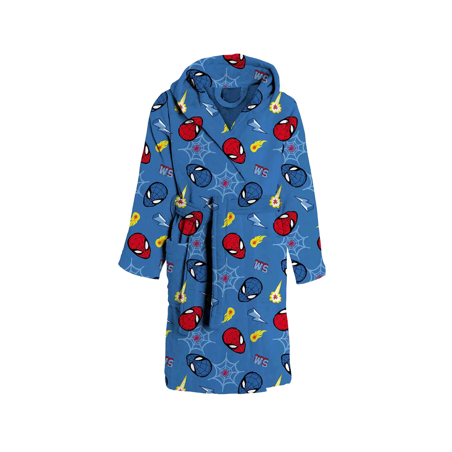 Accappatoio Spugna Spiderman Tg. 6-7 Anni - biancheria casa