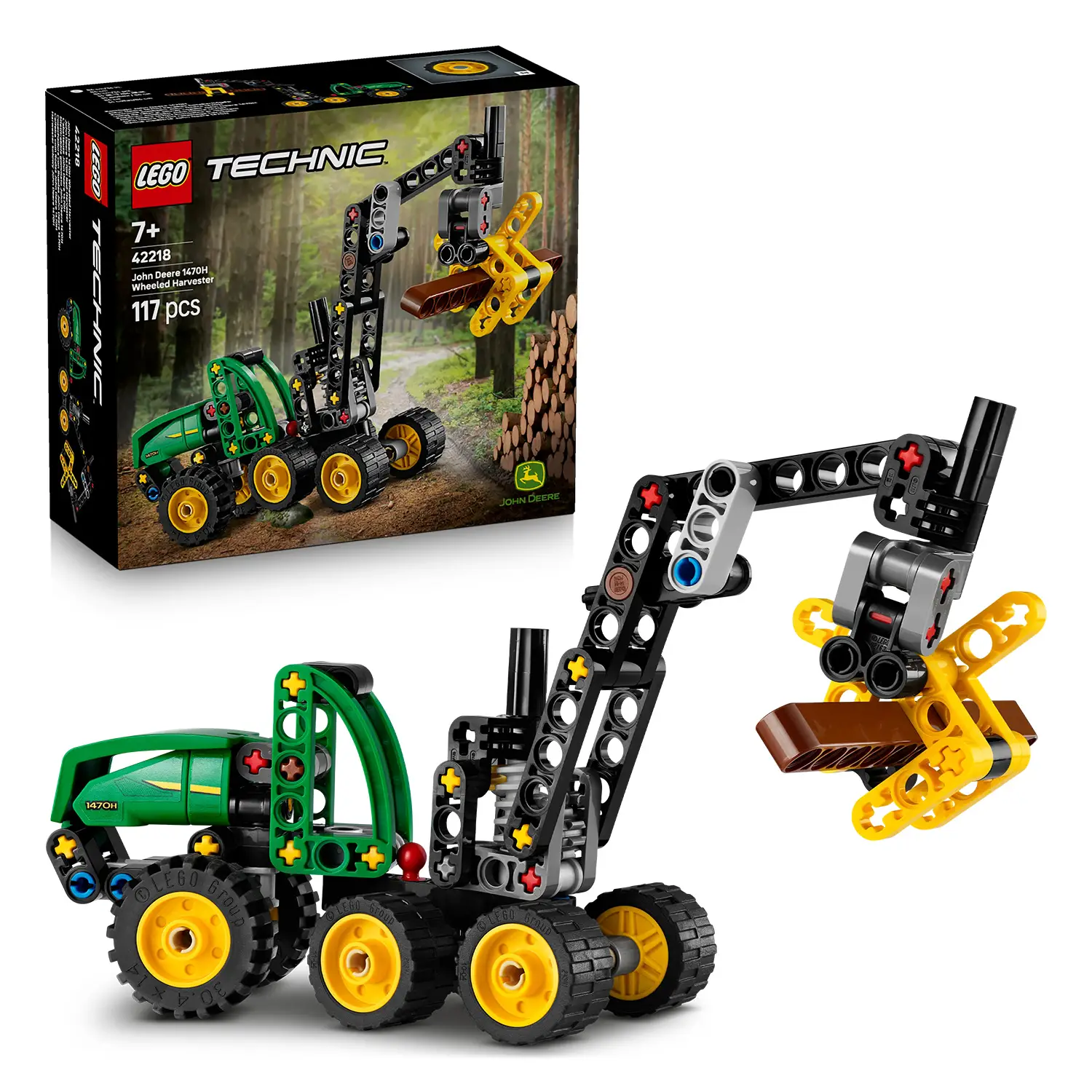 LEGO Technic John Deere 1470H Mietitrebbia Gommato 42218 - lego