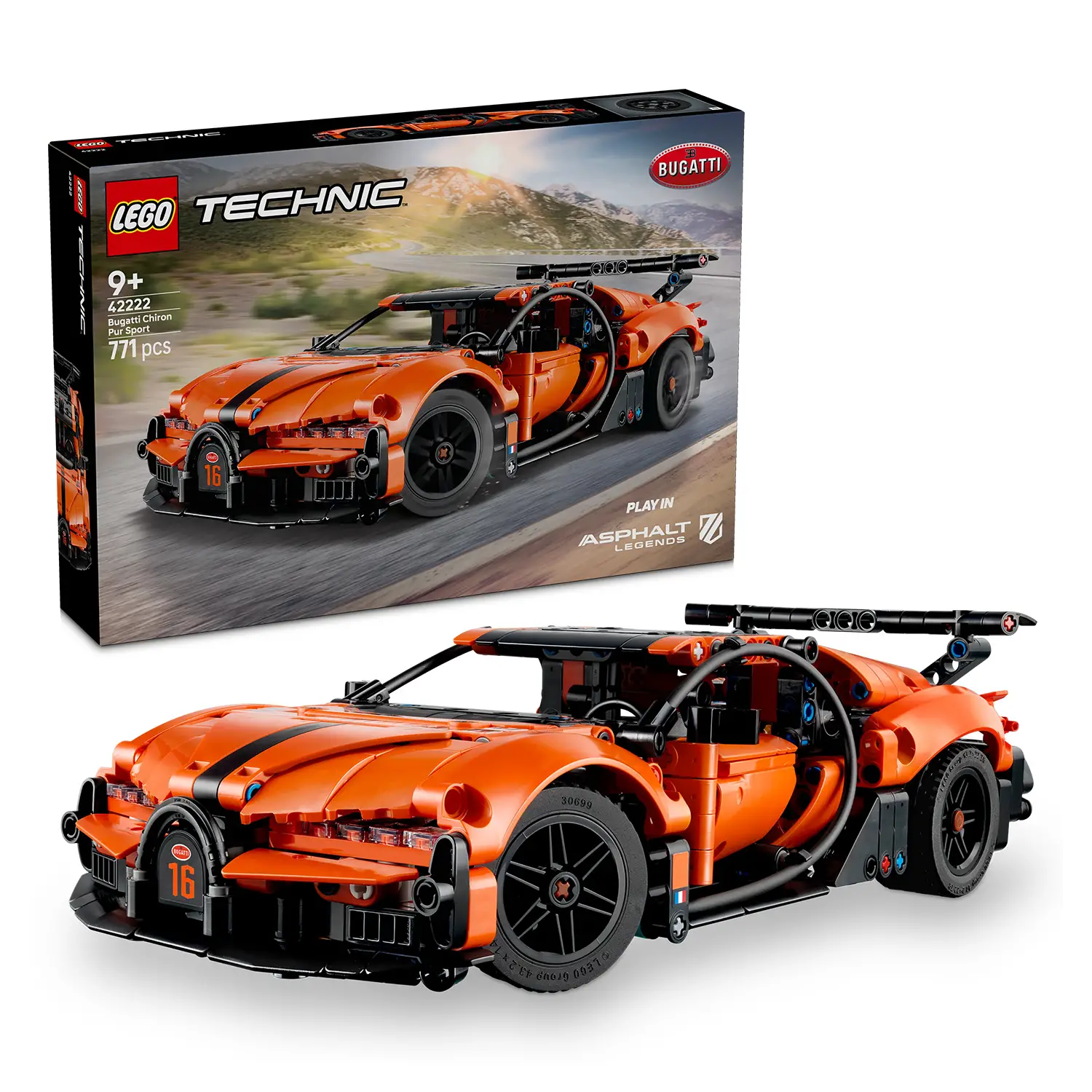 Lego Technic Hyper Car Bugatti Chiron Pur Sport 42222 - lego
